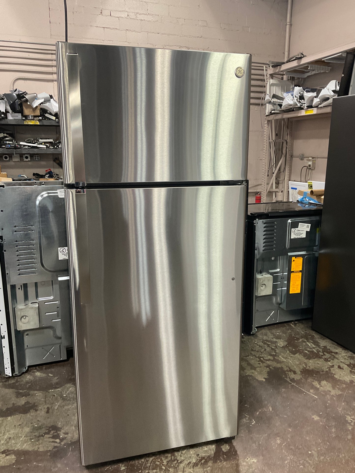 Front view, door closed