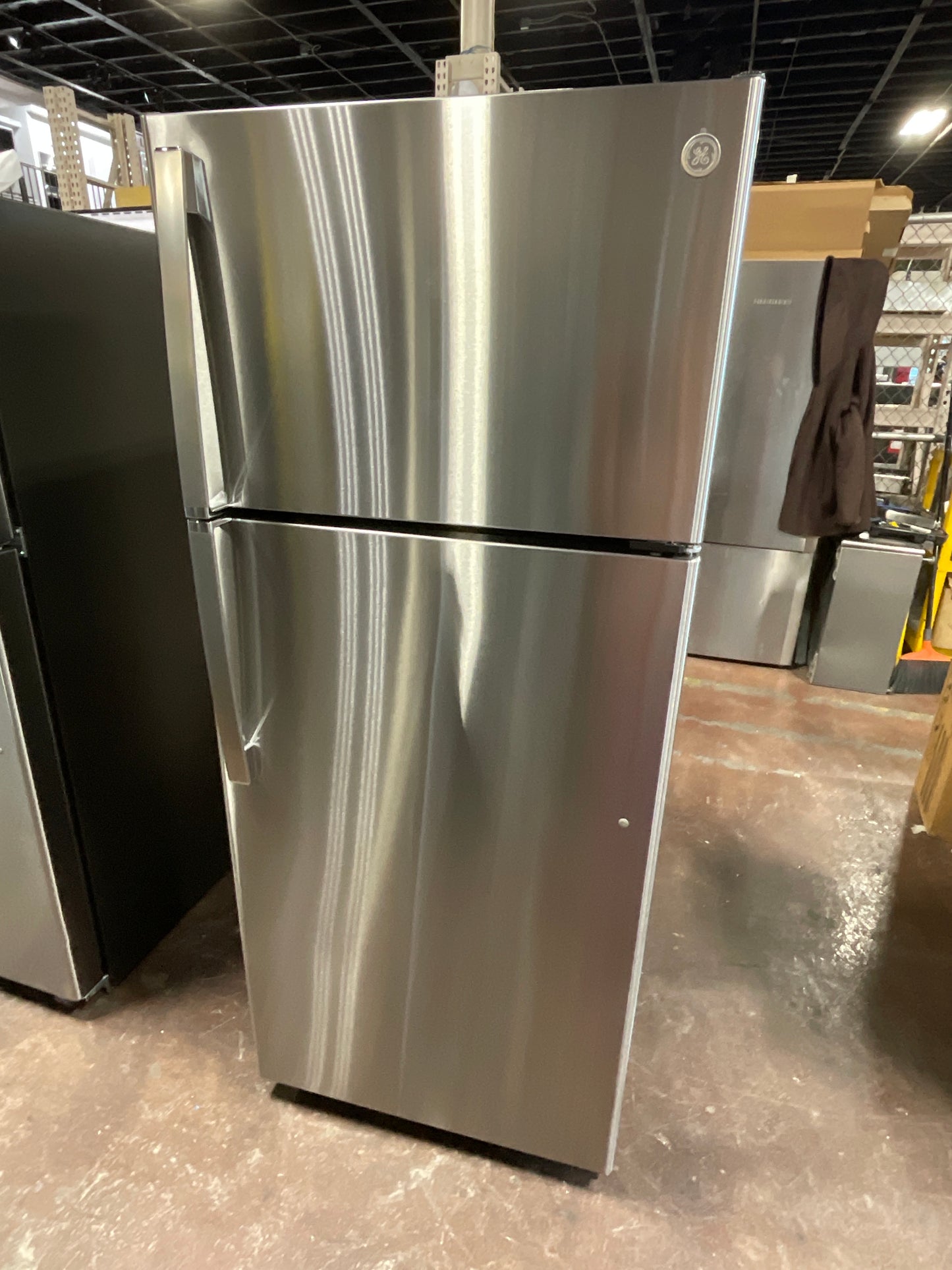 Front view, door closed