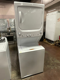 GE Unitized Spacemaker® 3.8 cu. ft. Capacity Washer with Stainless Steel Basket and 5.9 cu. ft. Capacity Long Vent Electric Dryer