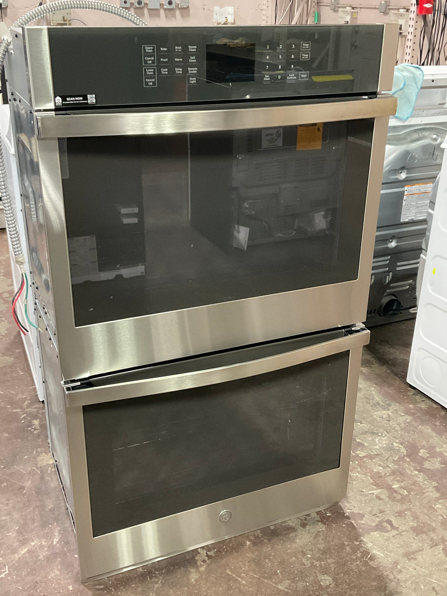 Front view, door closed