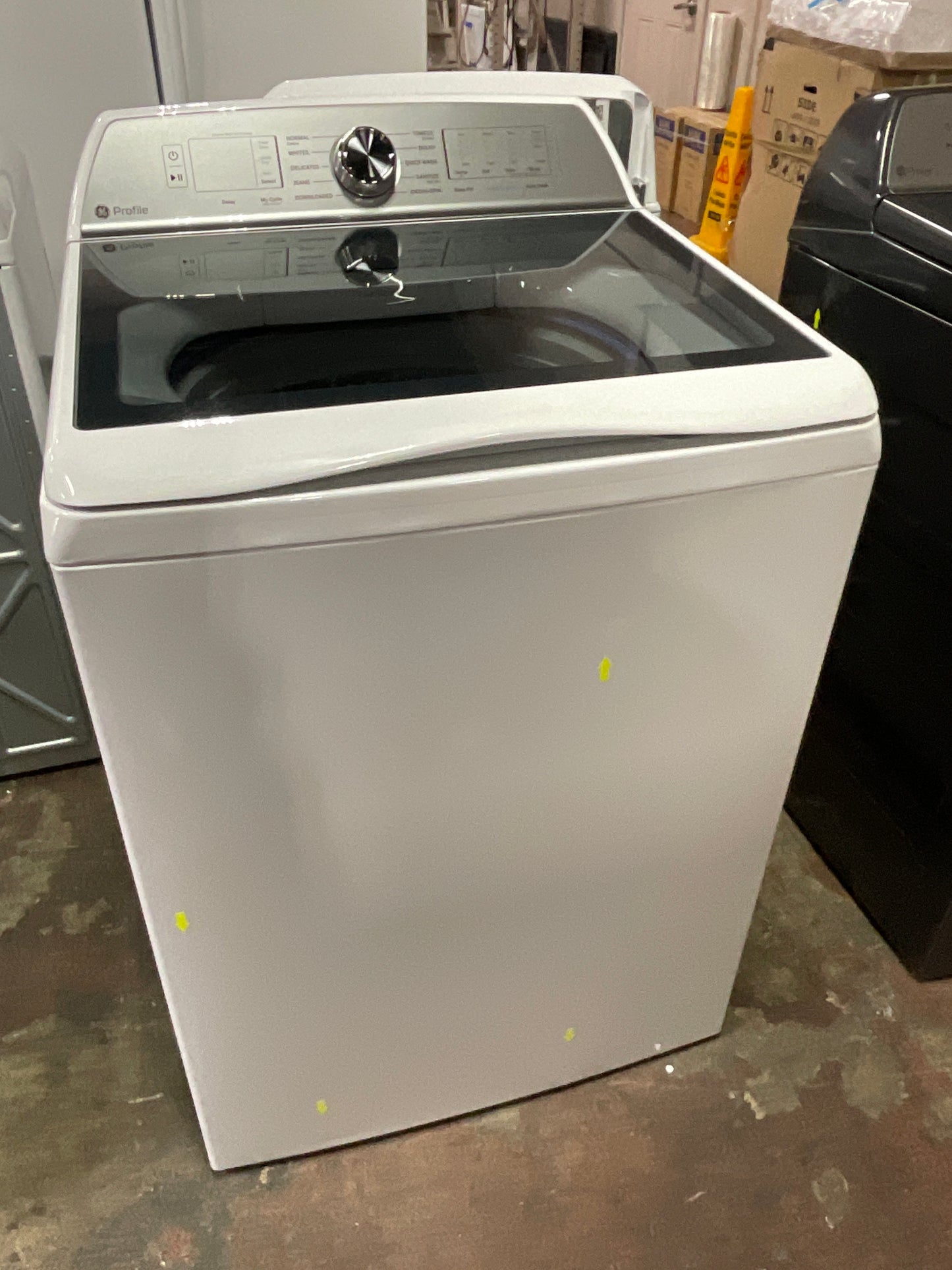 Front view, door closed