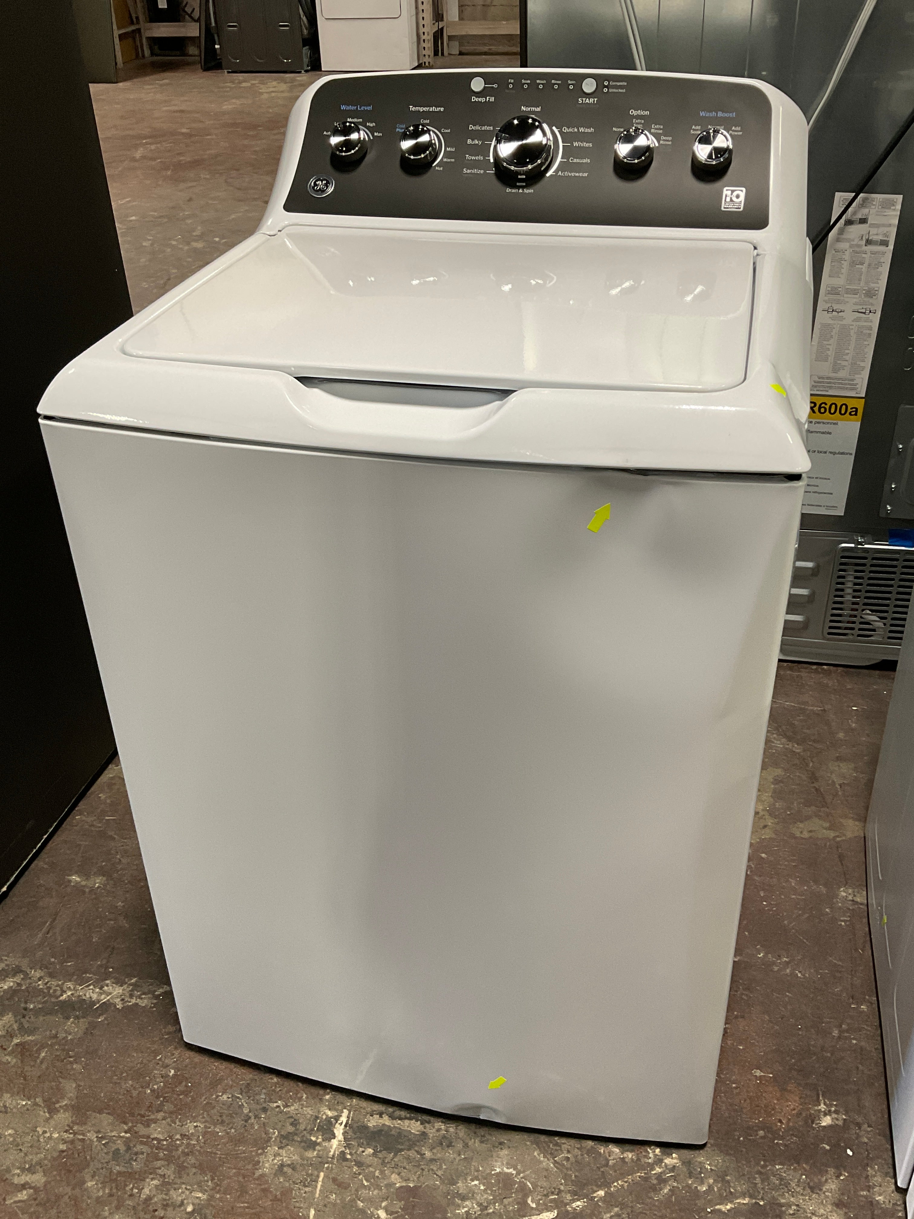 Front view, door closed