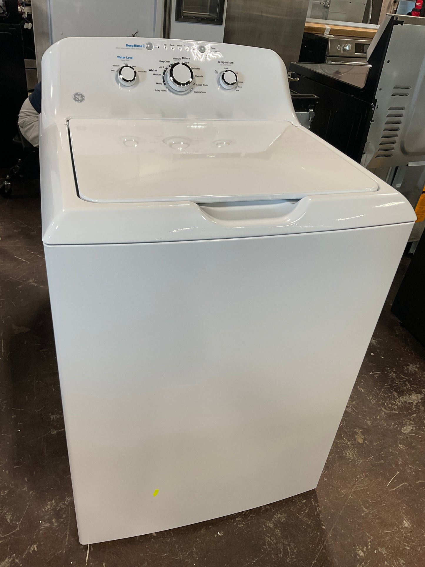 Front view, door closed