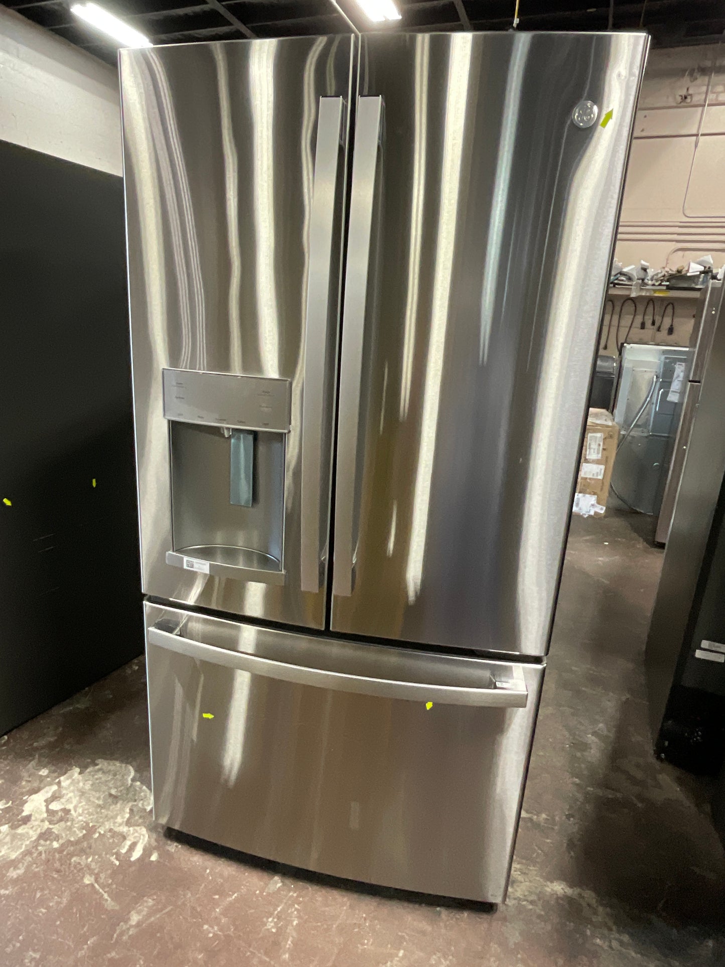 Front view, door closed