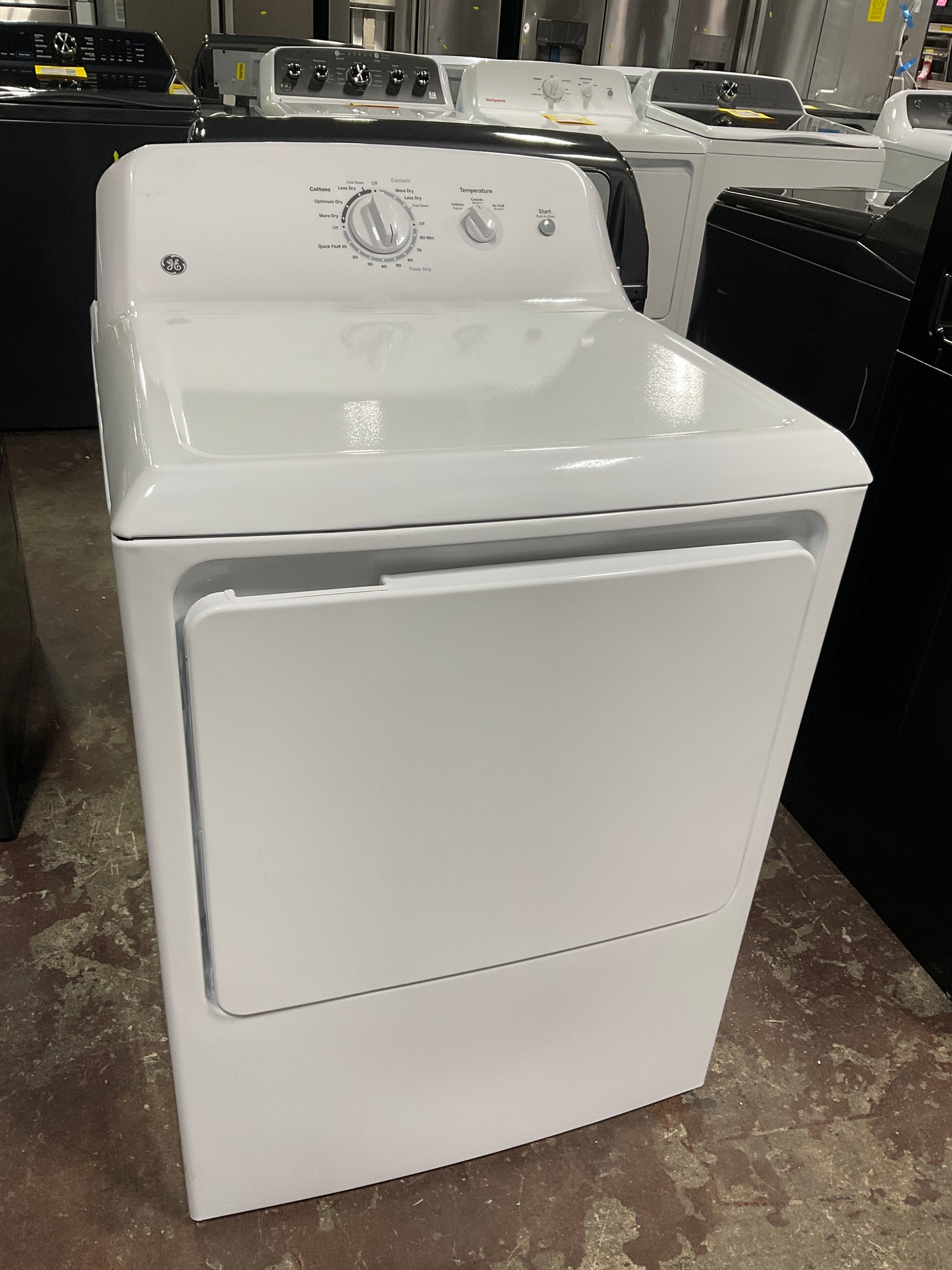 Front view, door closed