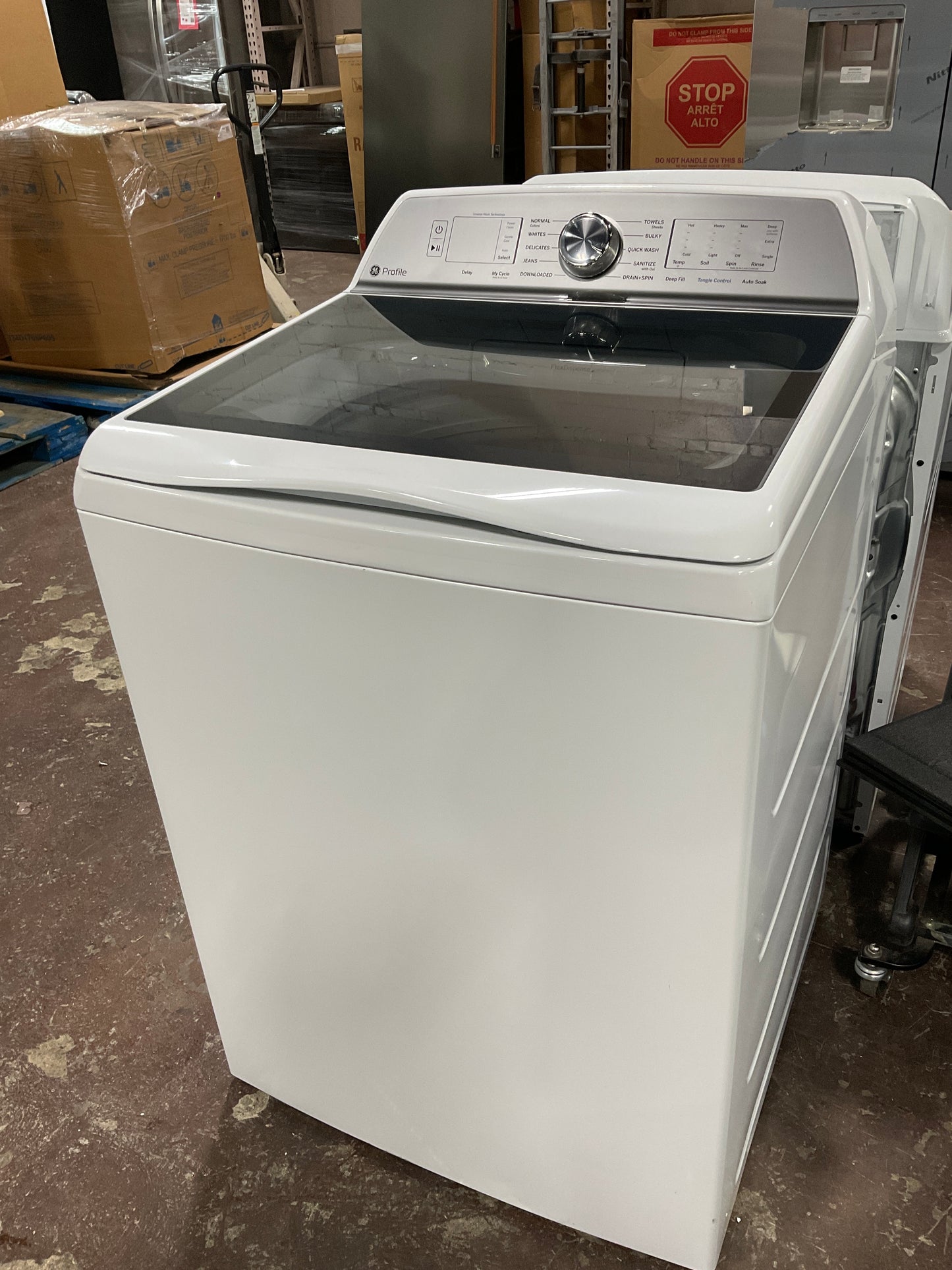 Front view, door closed