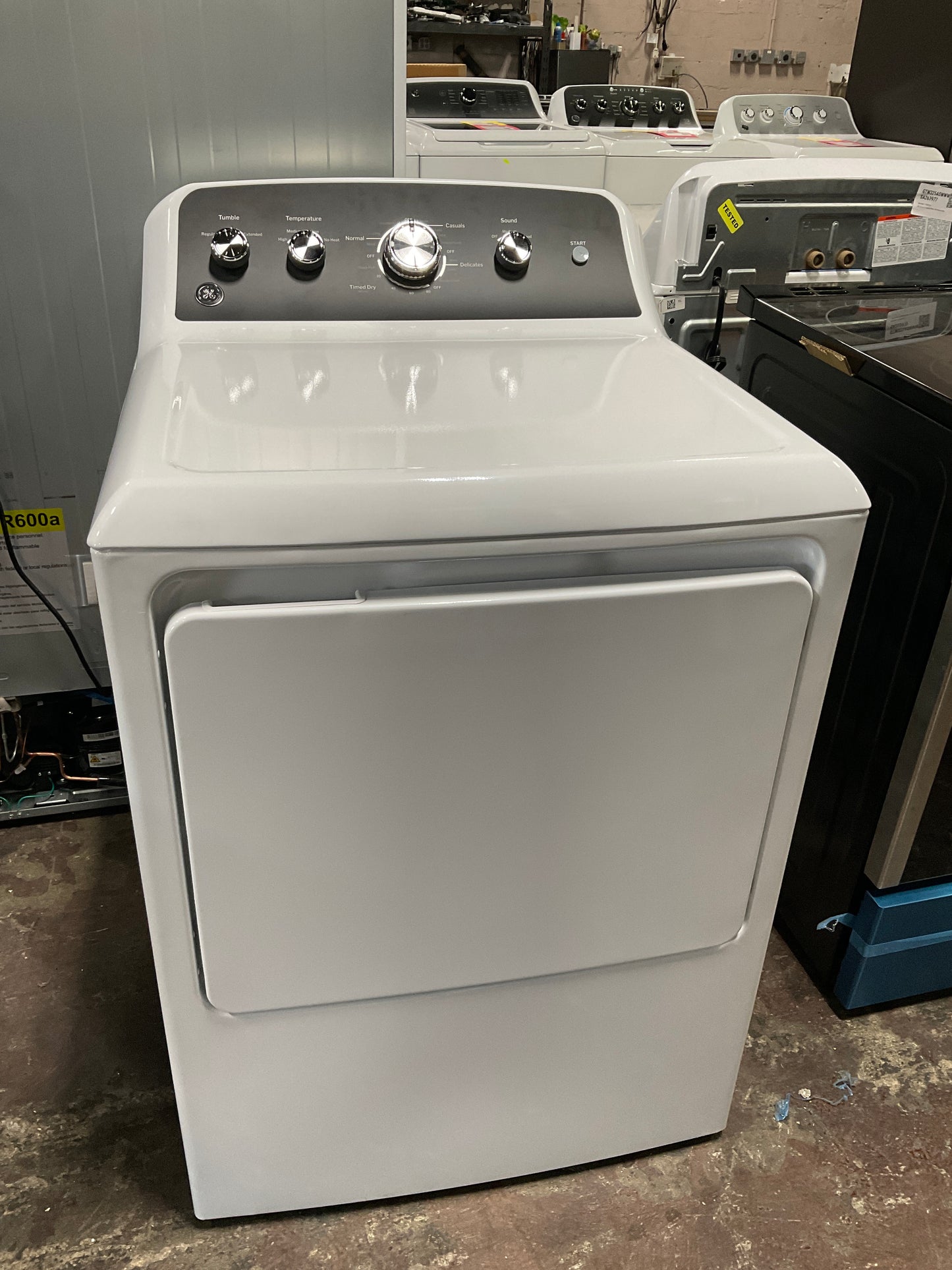 Front view, door closed