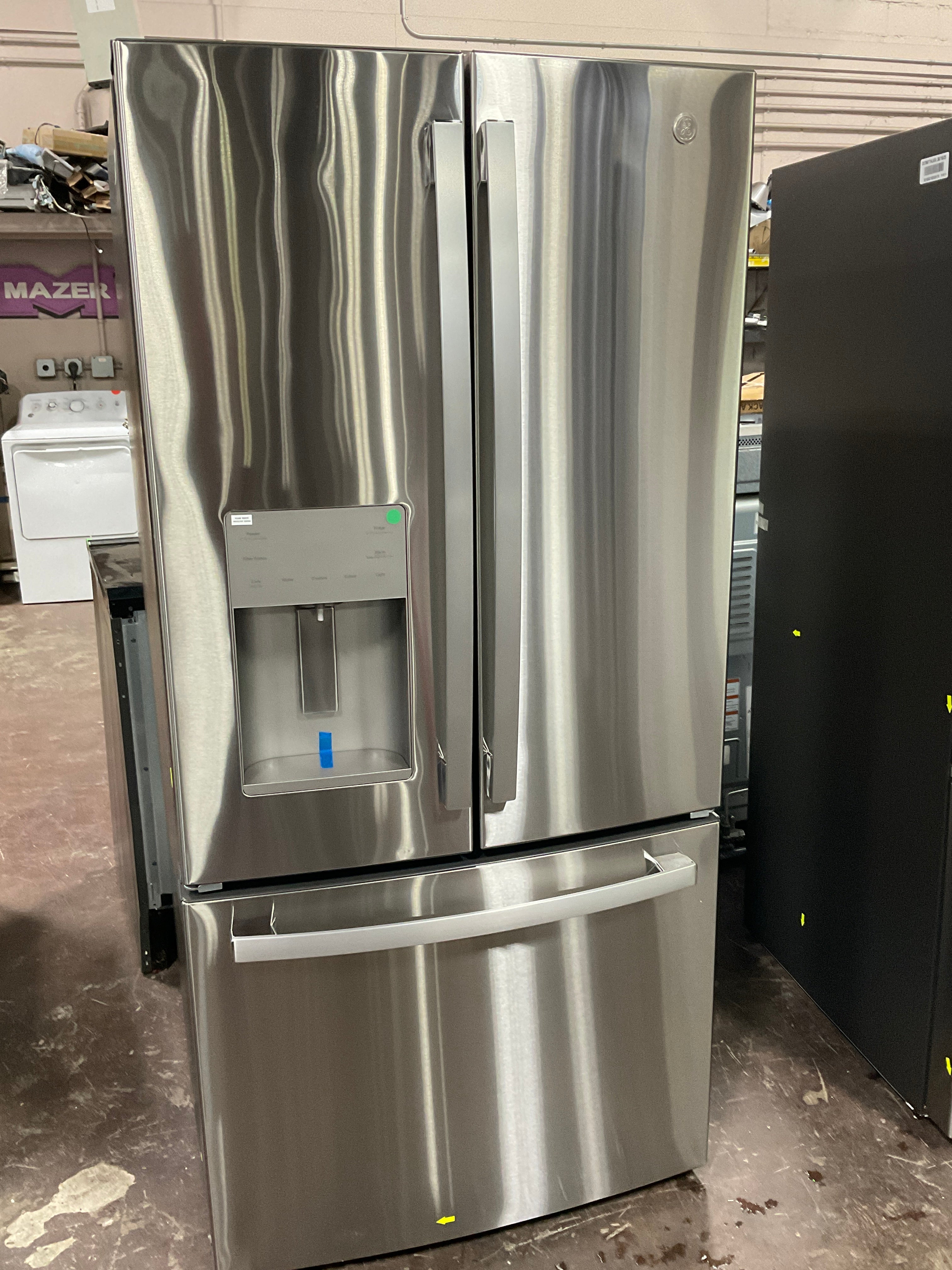 Front view, door closed