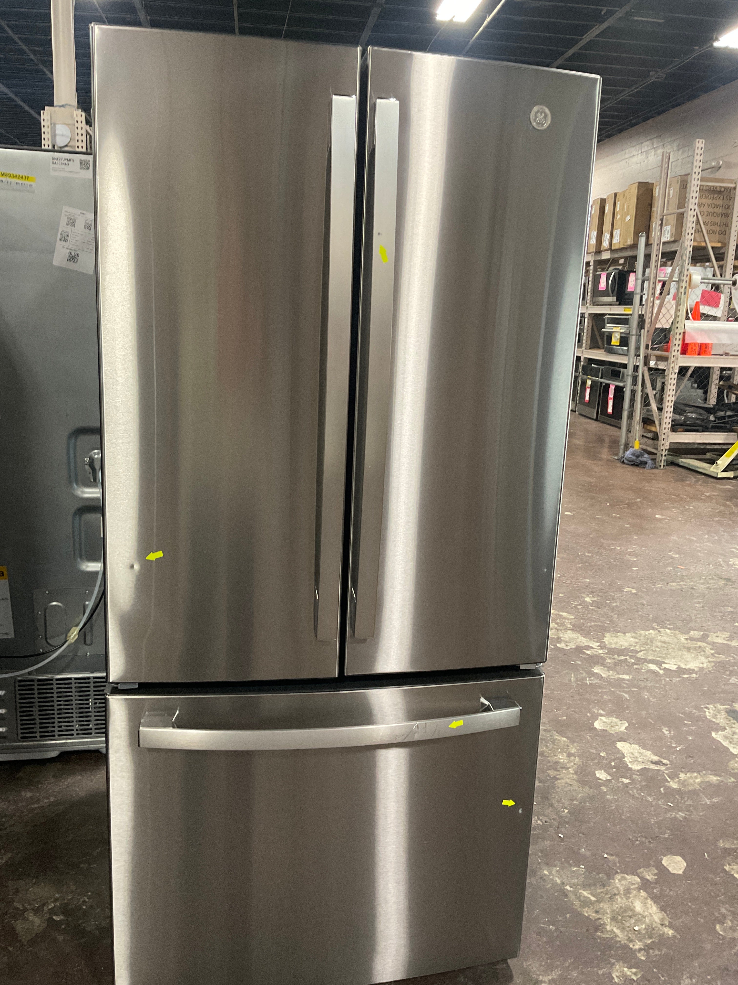 Front view, door closed