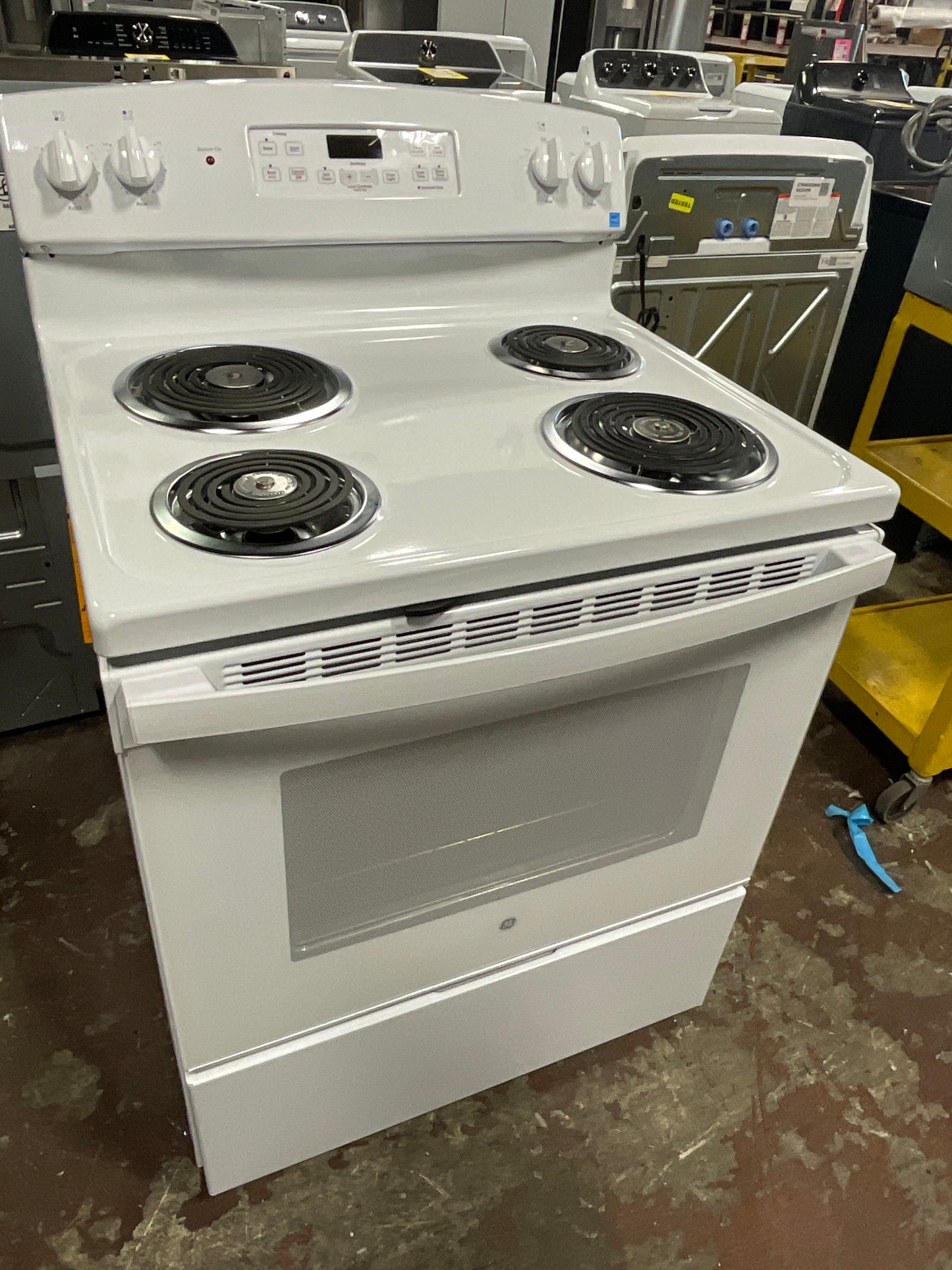 Front view, oven-door closed