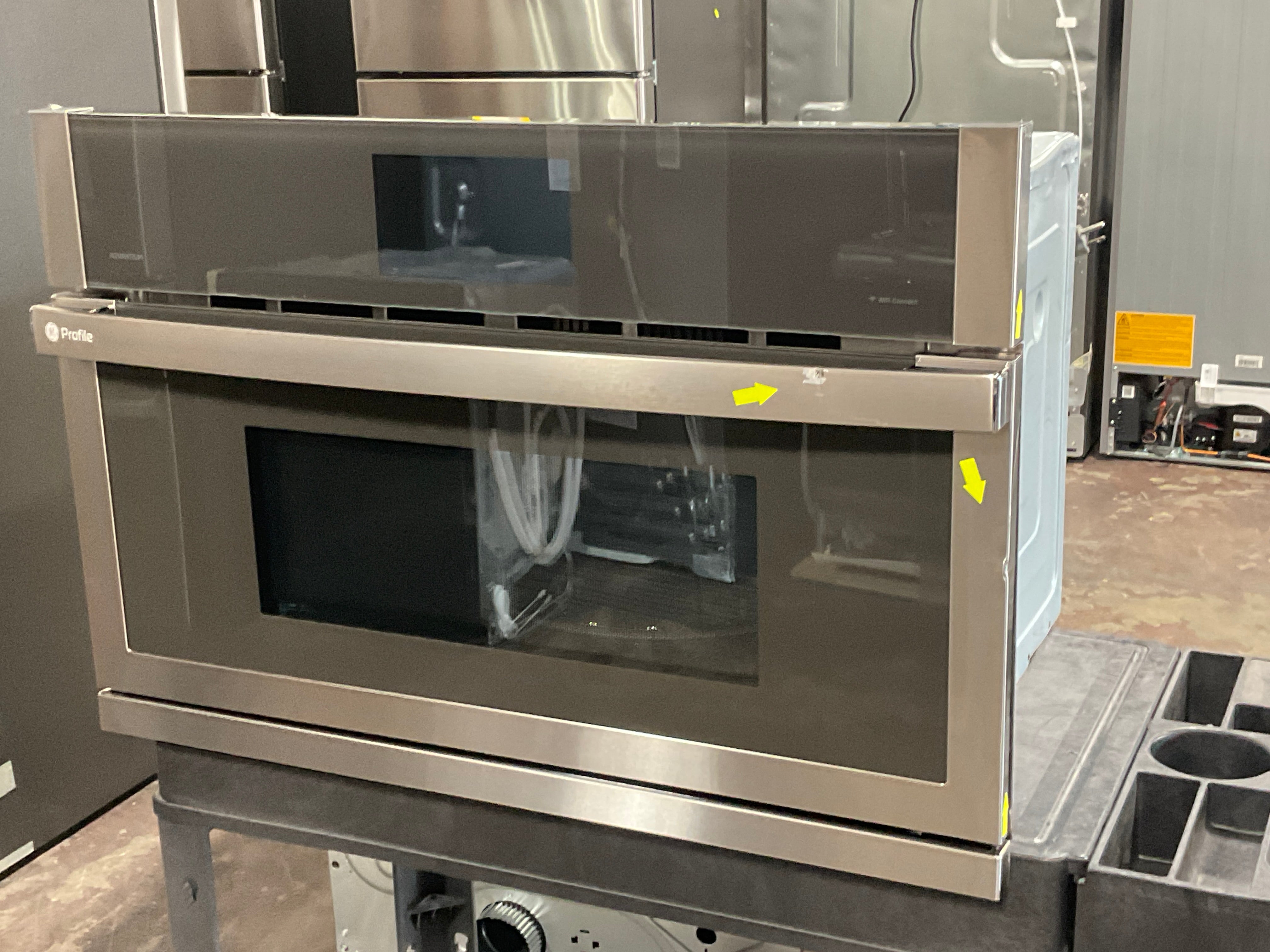 Front view, door closed