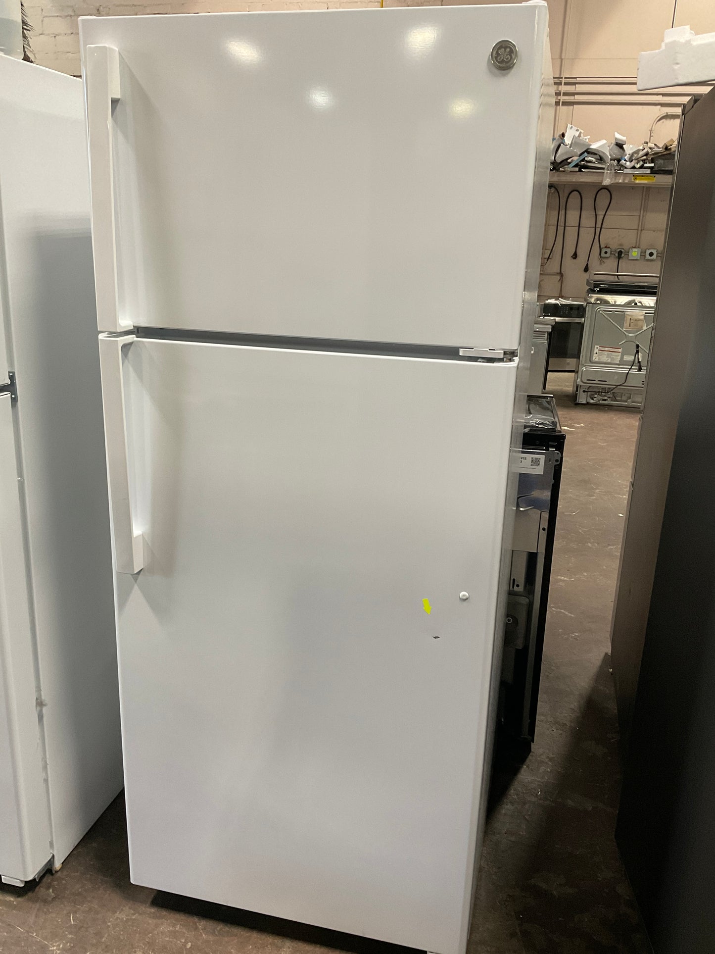 Front view, door closed