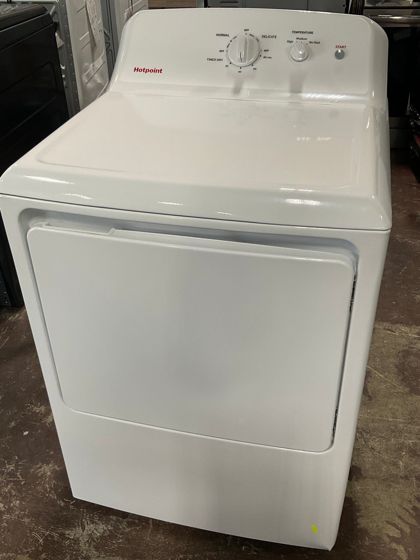 Front view, door closed