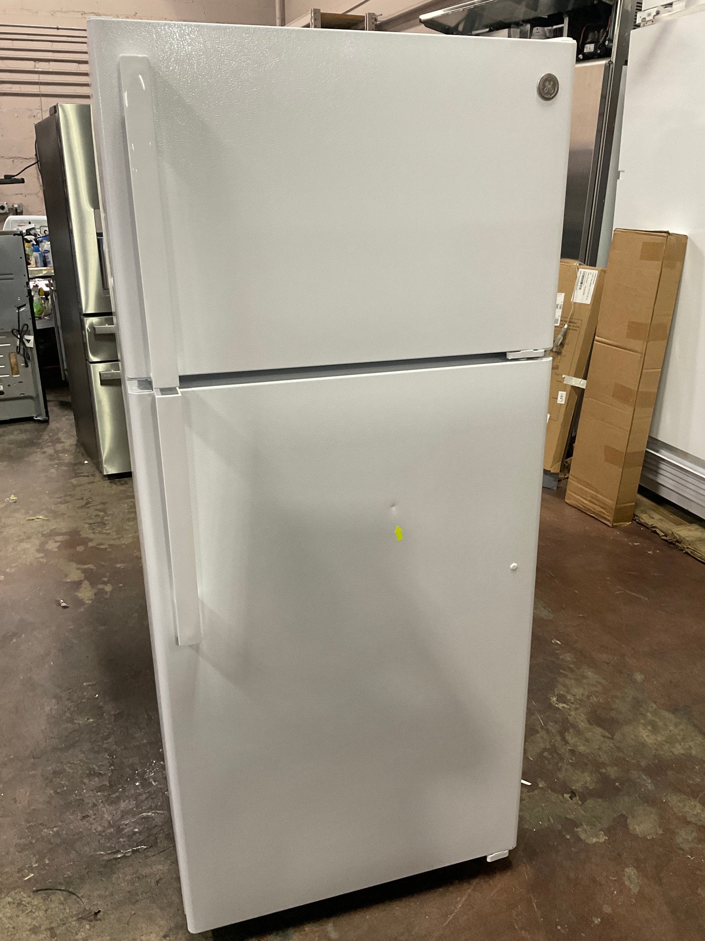 Front view, door closed