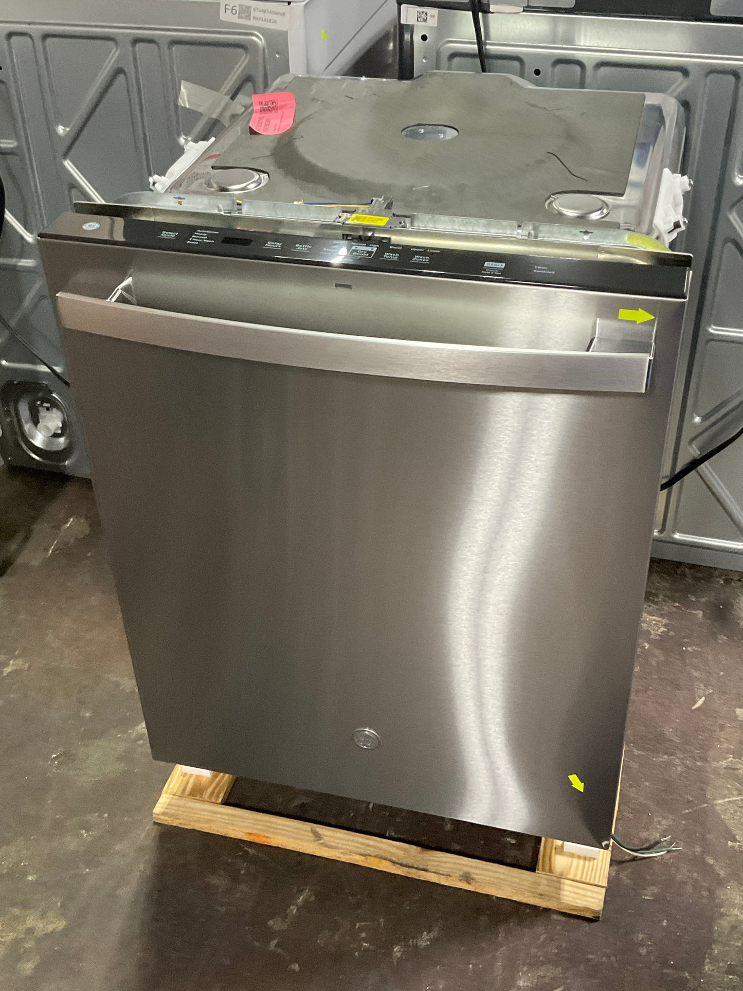 Front view, doors closed