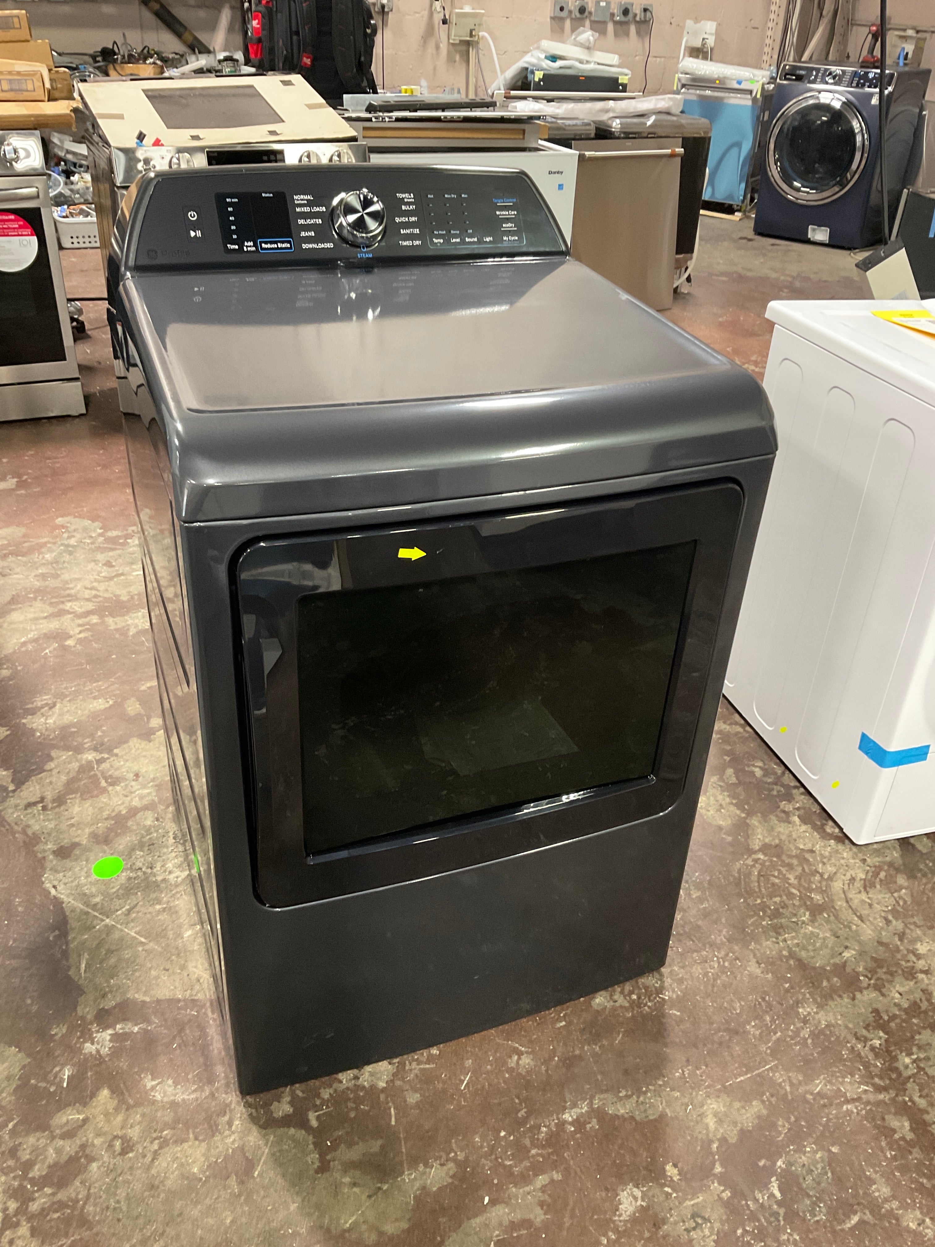 Front view, door closed