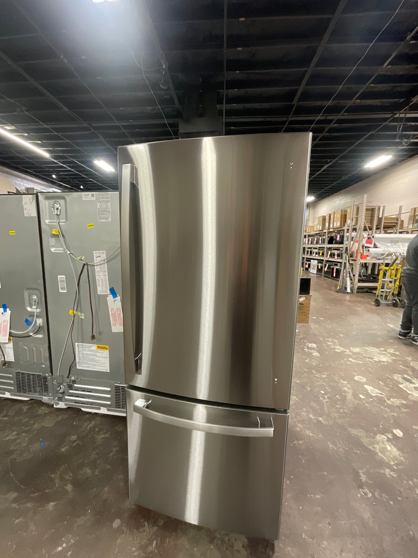 Front view, door closed