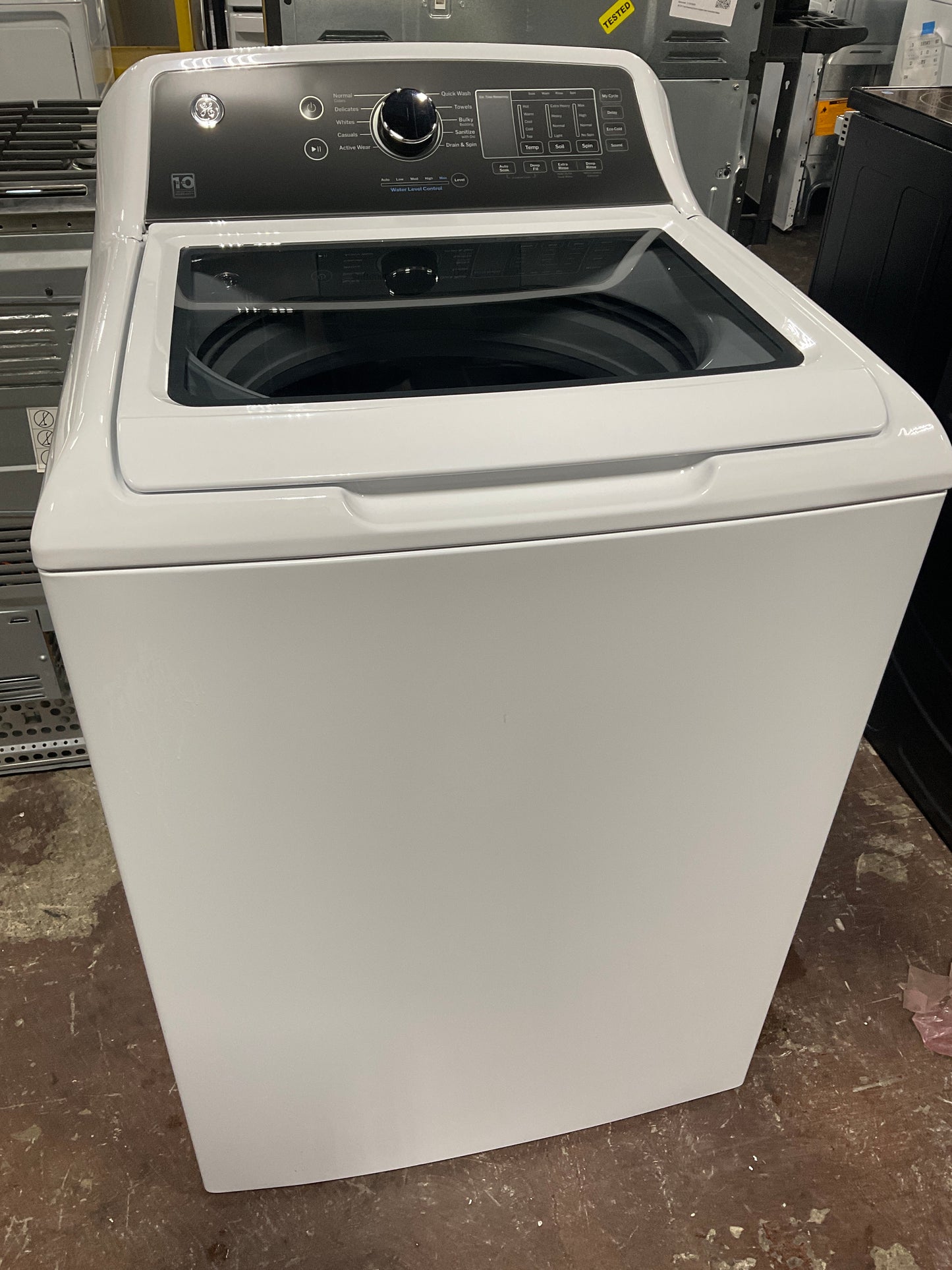 Front view, door closed