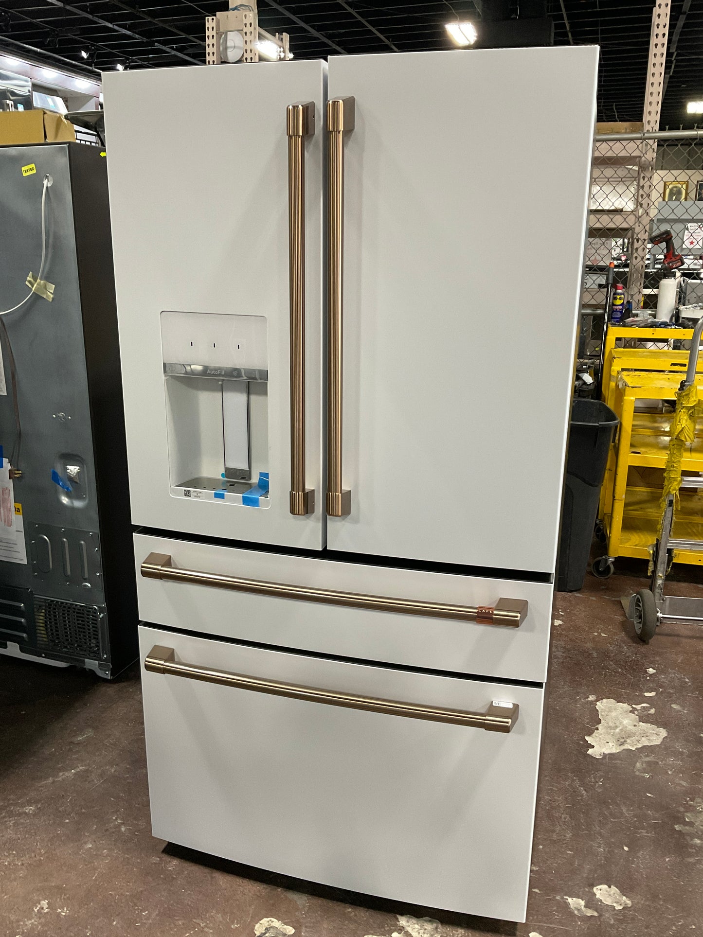 Front view, door closed