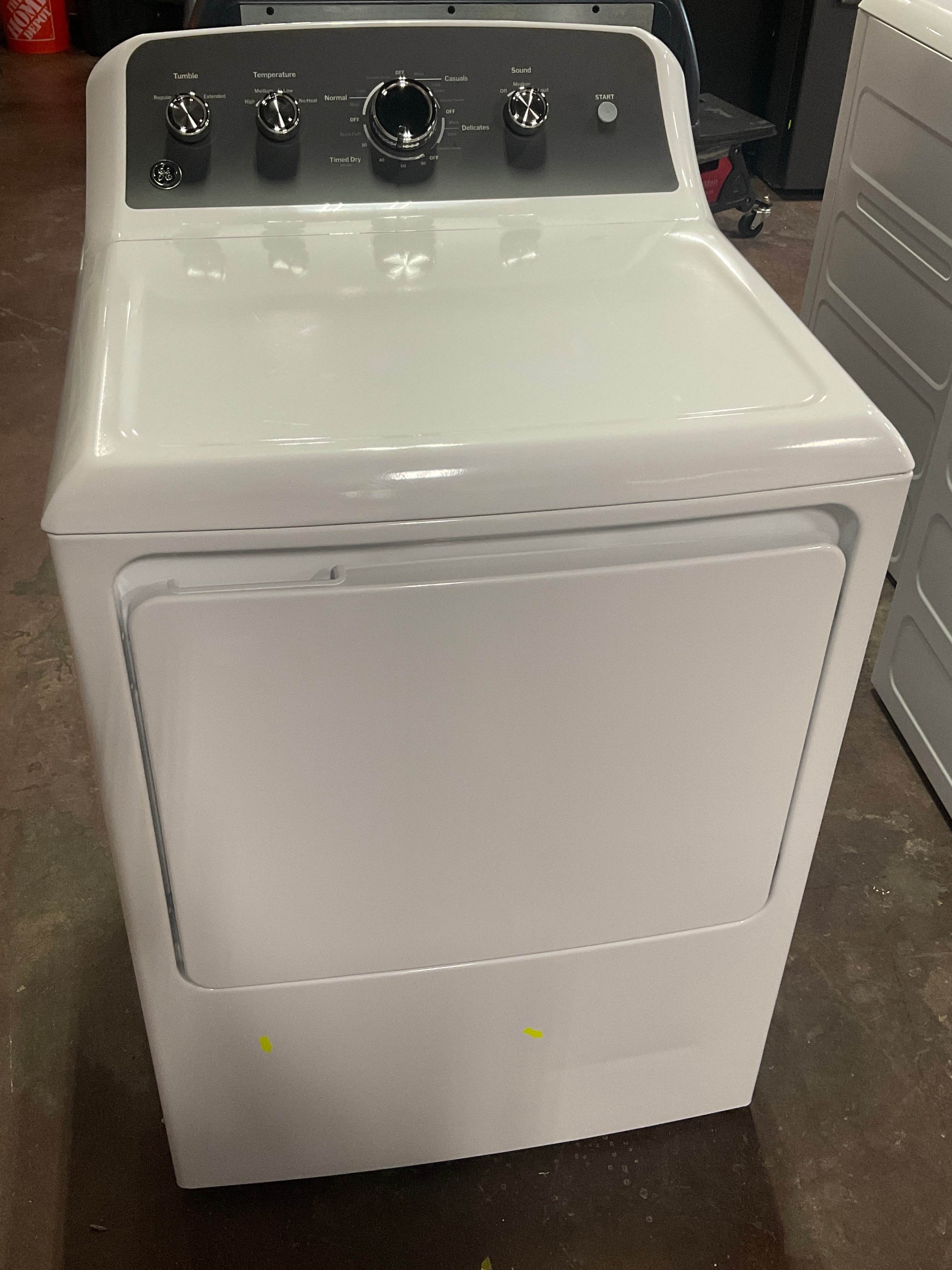 Front view, door closed