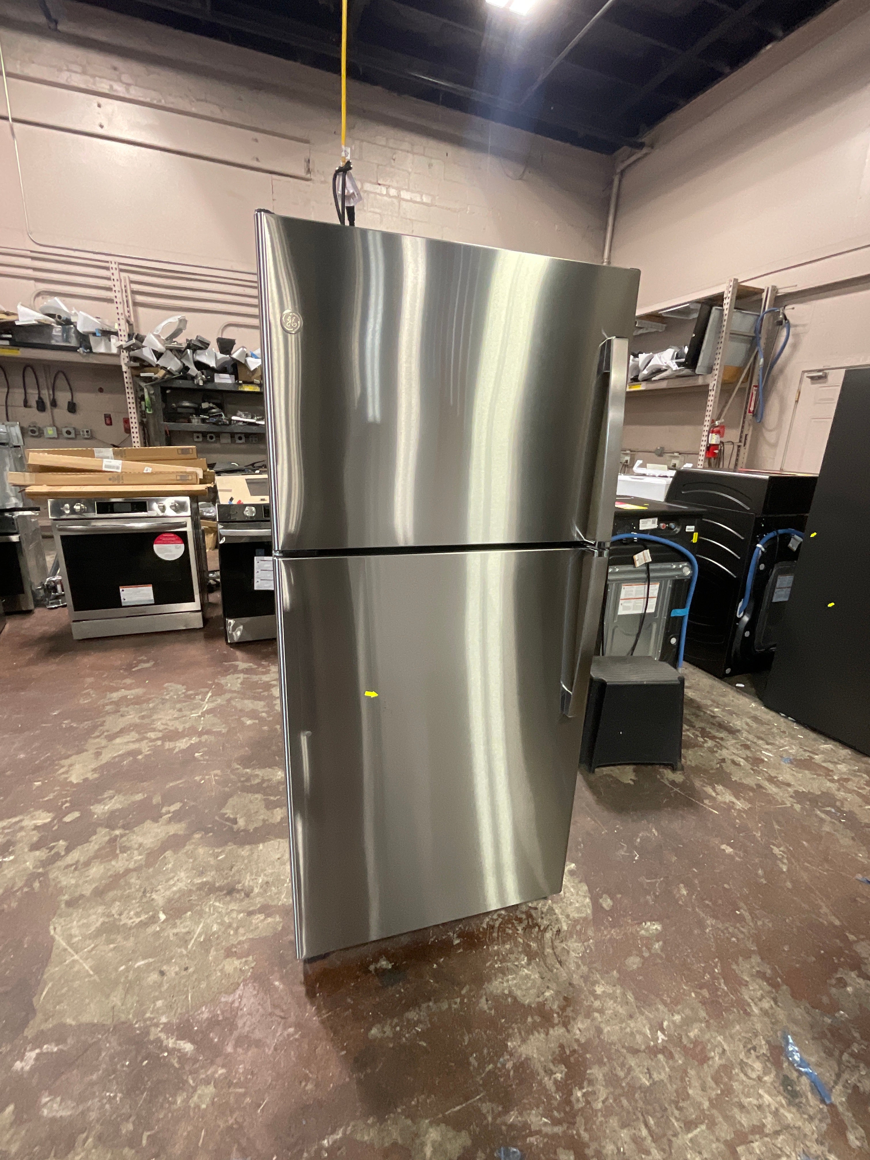 Front view, door closed