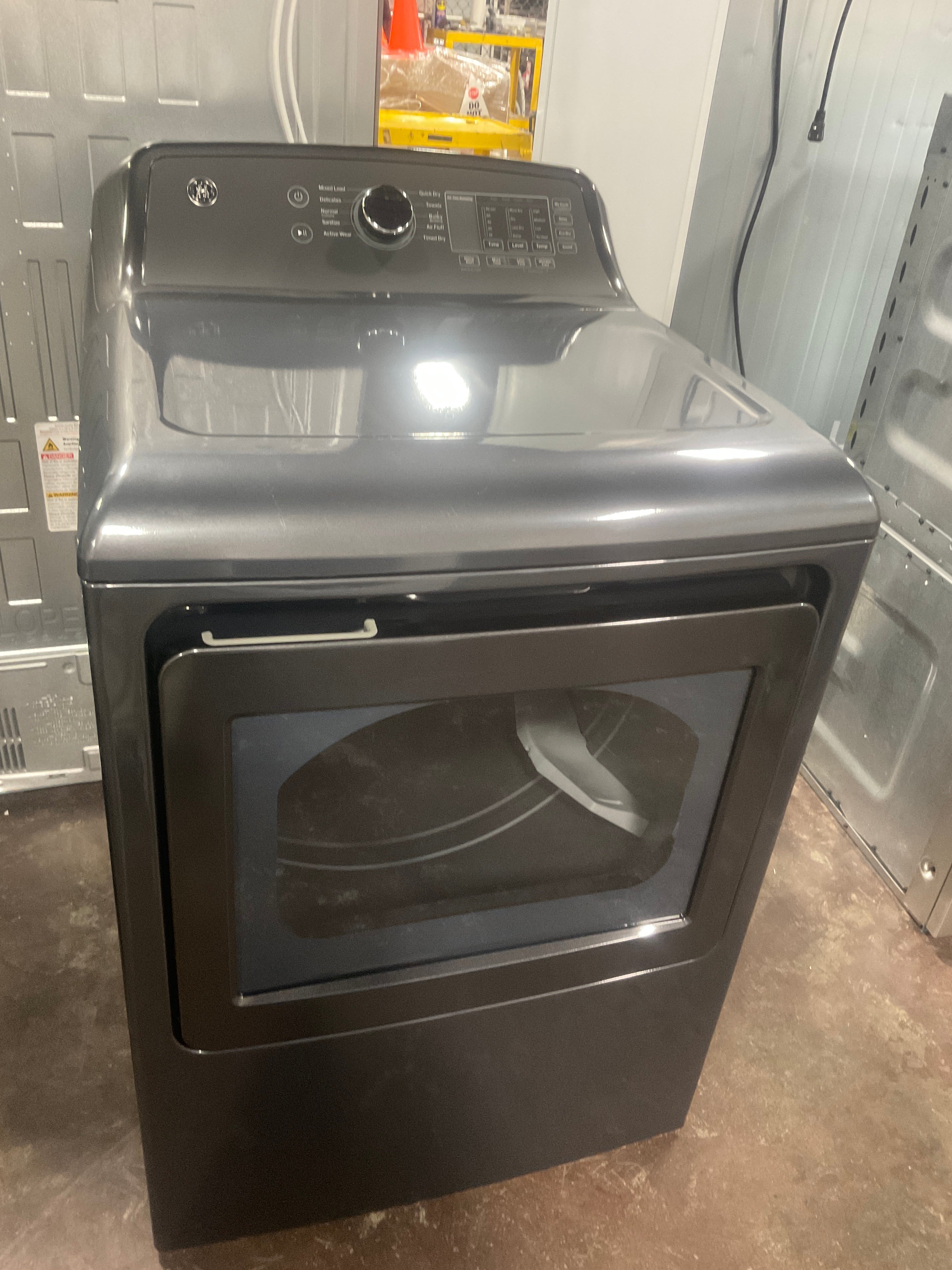 Front view, door closed