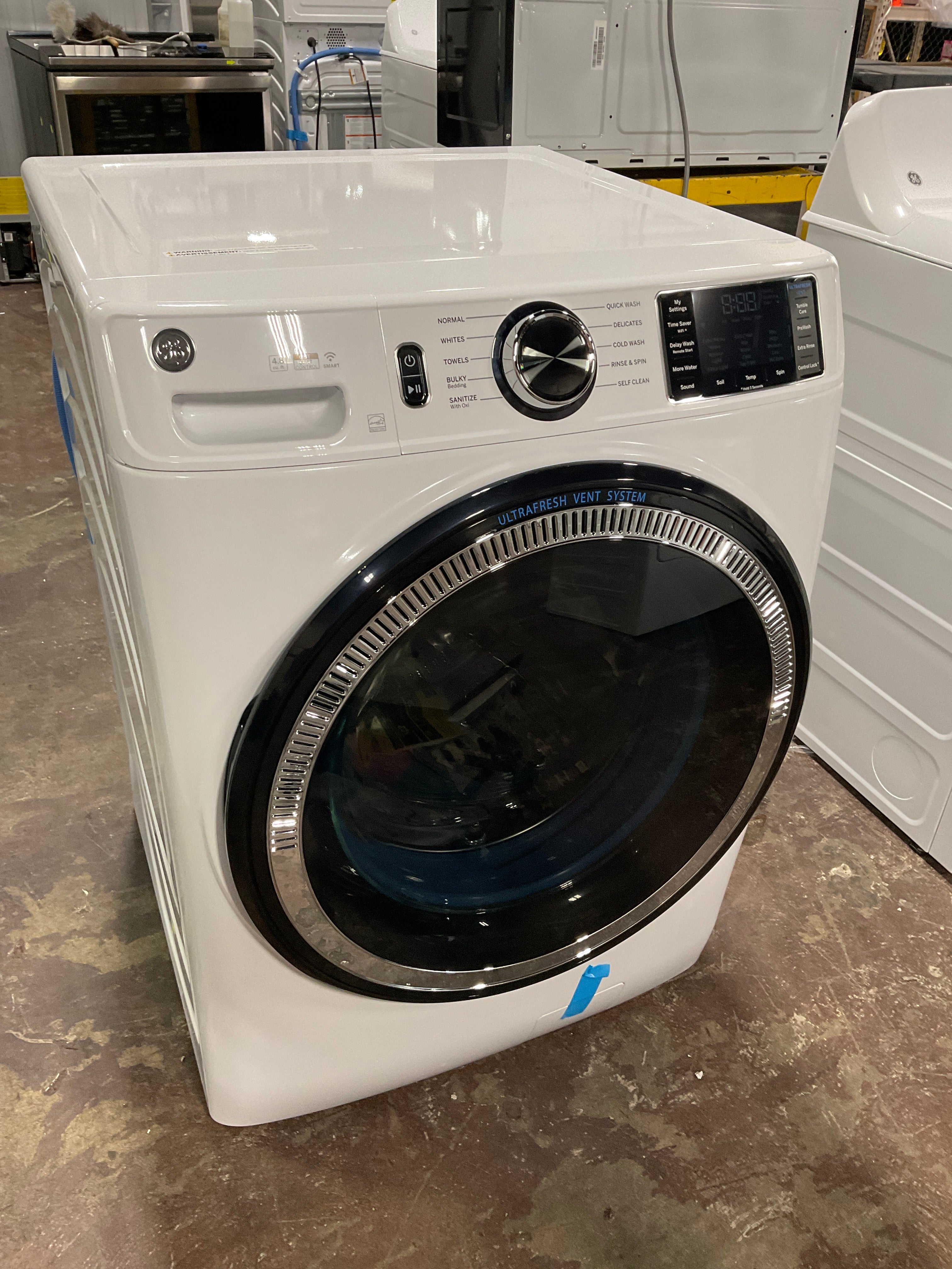 Front view, door closed