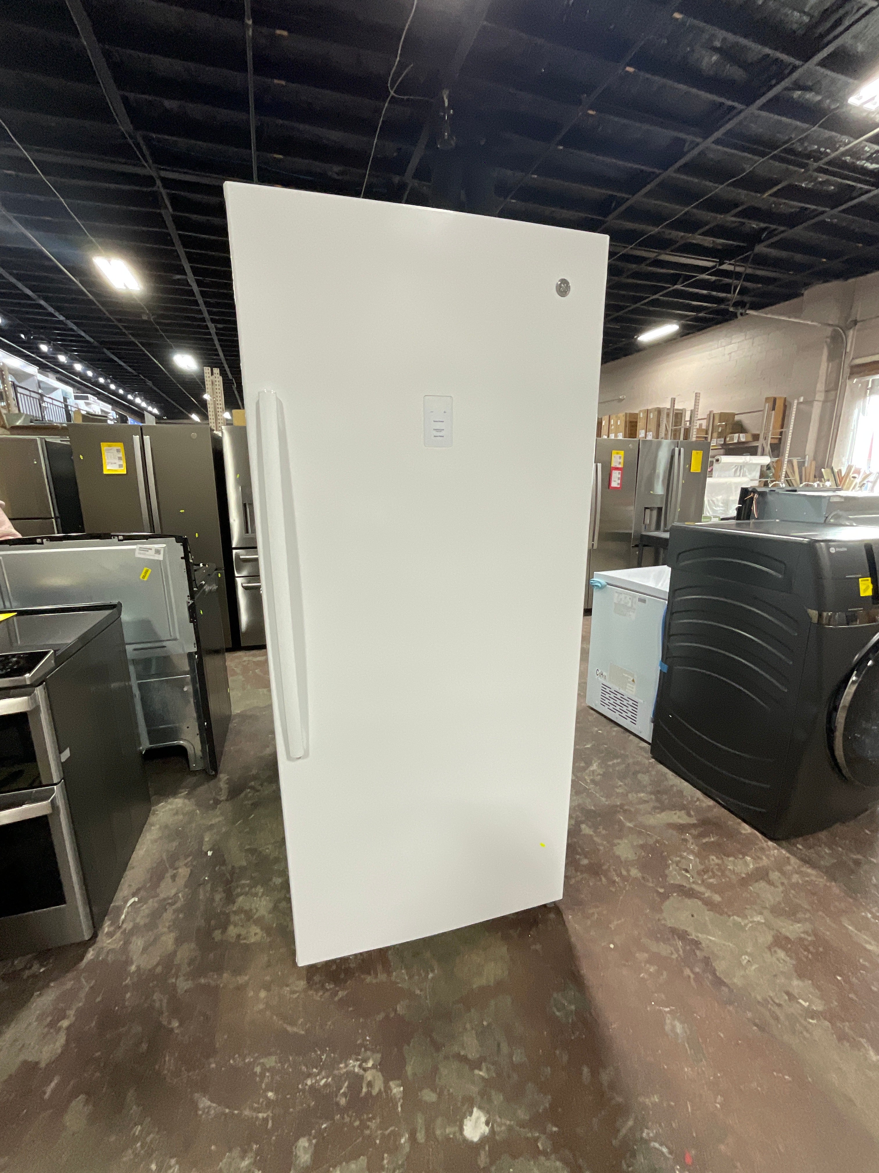GE® 21.3 Cu. Ft. Frost-Free Garage Ready Upright Freezer | Mazer