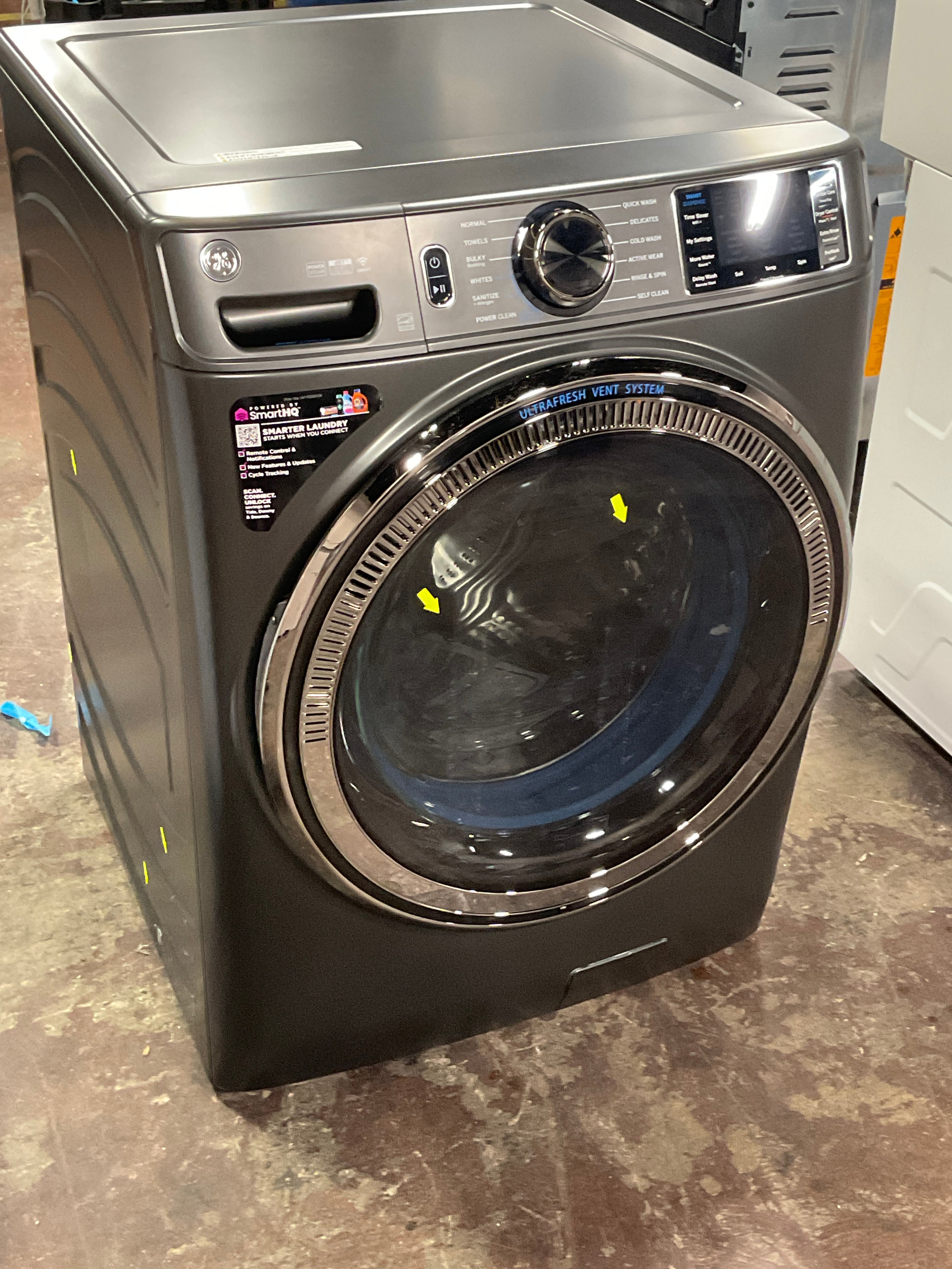 Front view, door closed