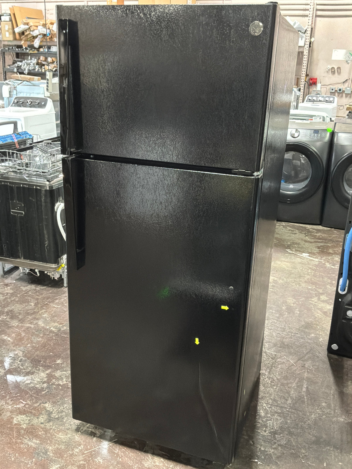 Front view, door closed