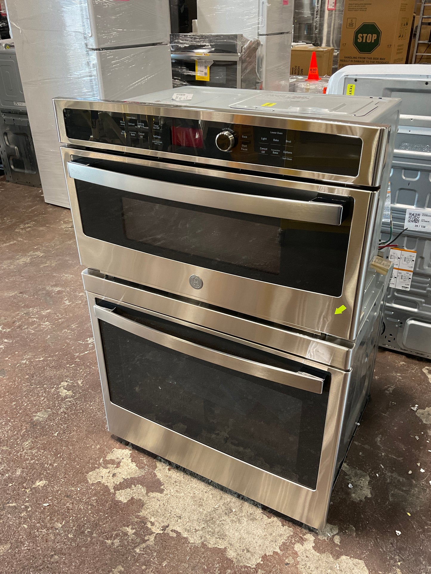 Front view, door closed