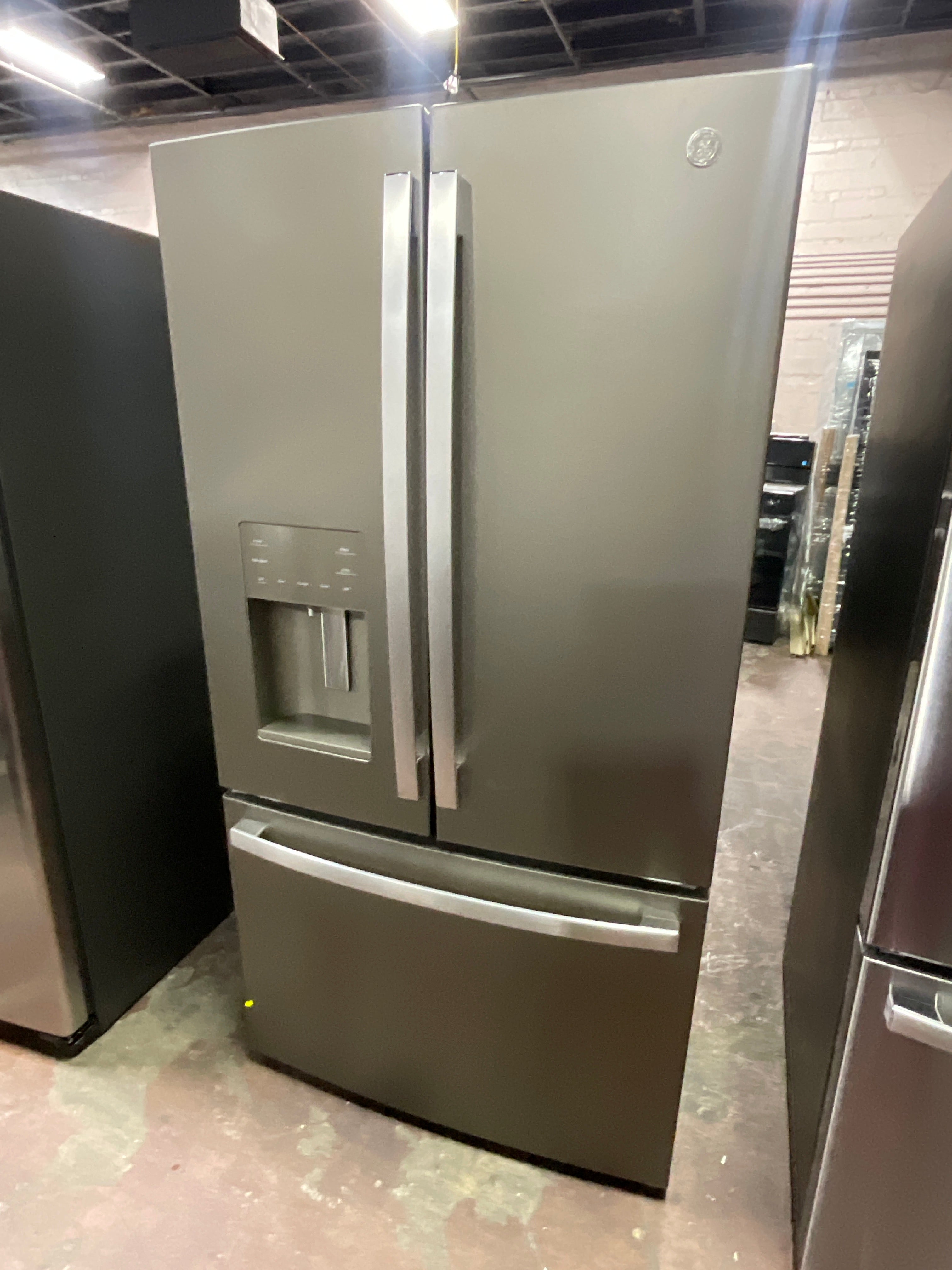 Front view, door closed