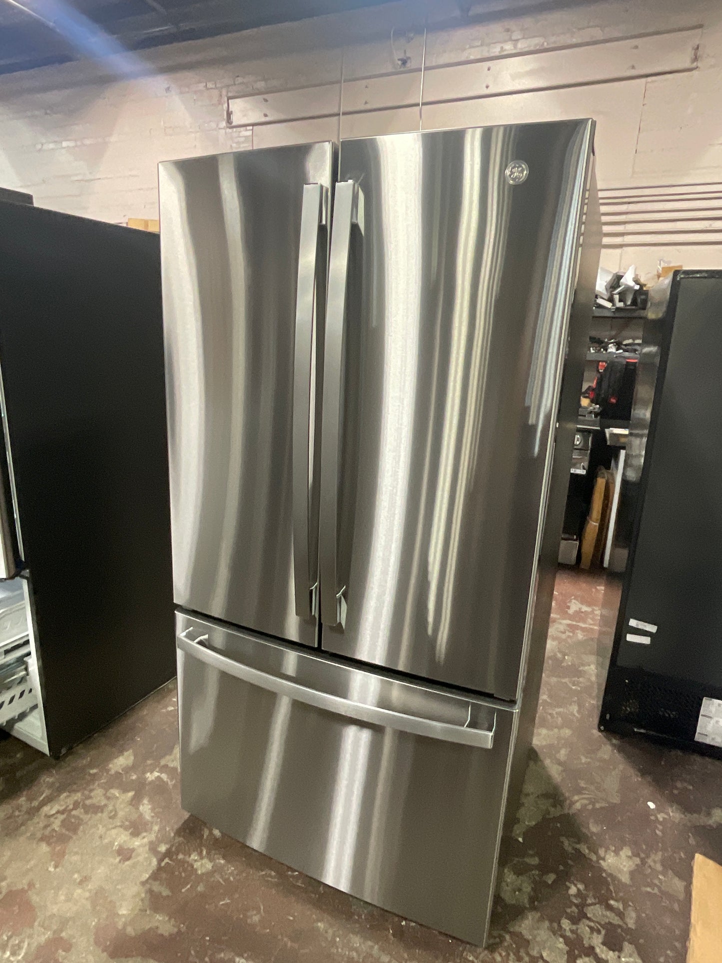 Front view, door closed