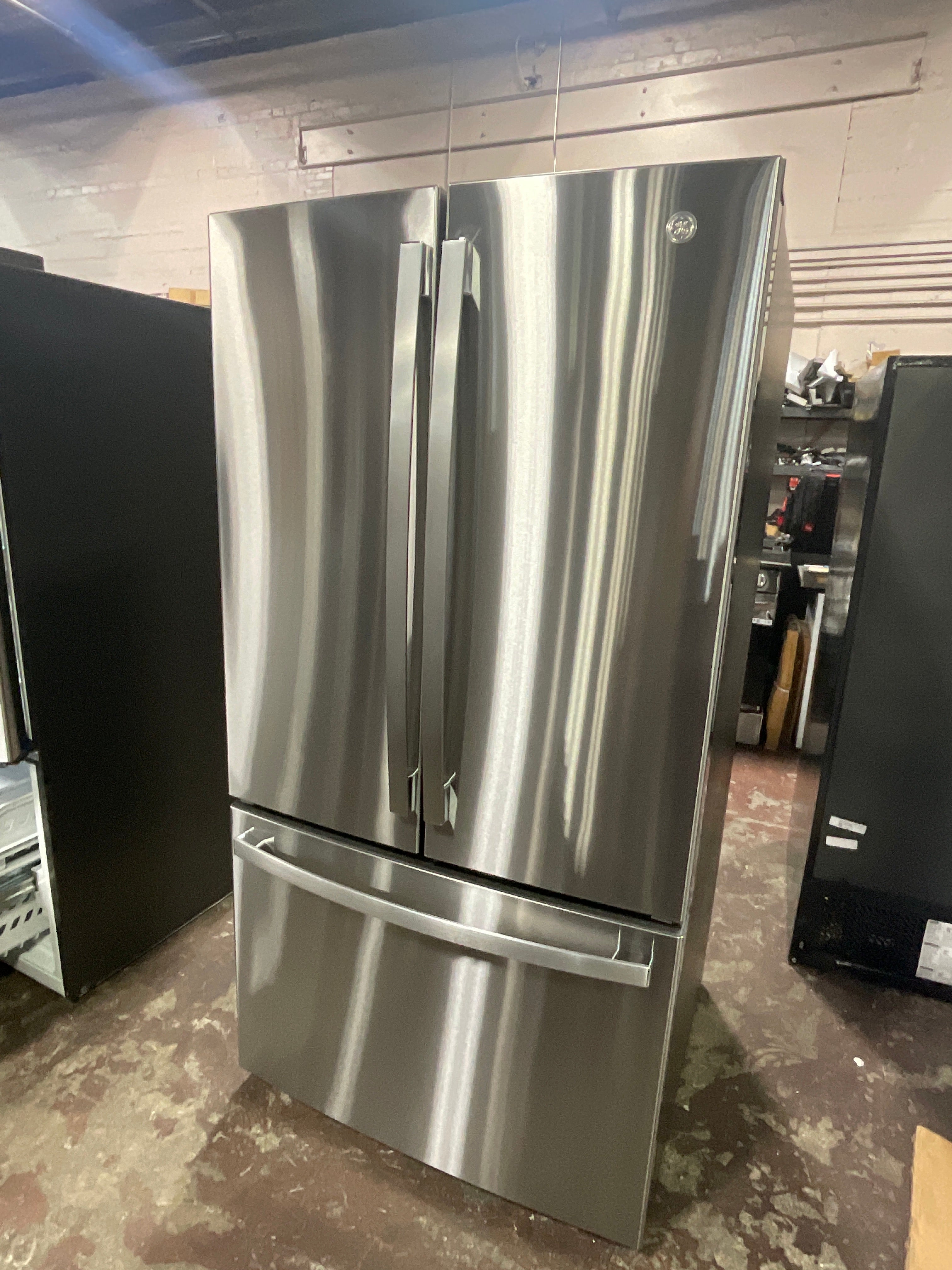 Front view, door closed