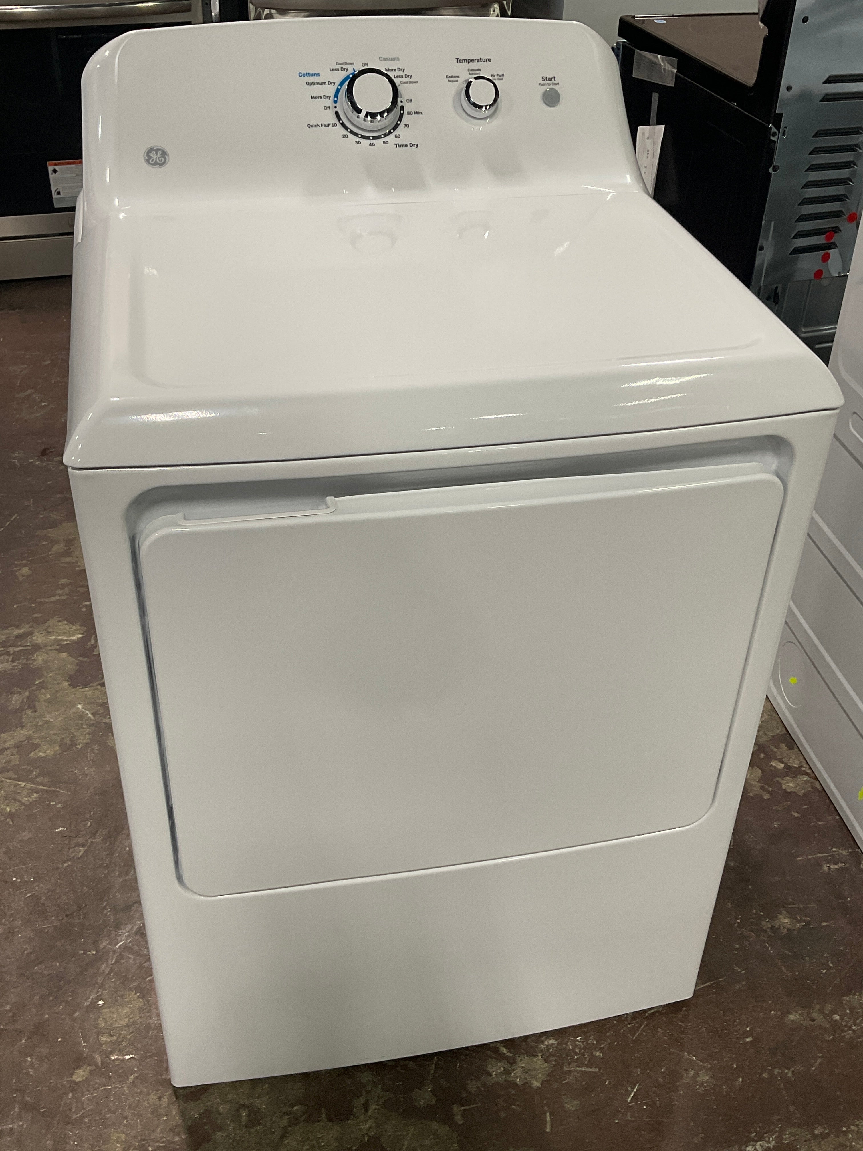 Front view, door closed