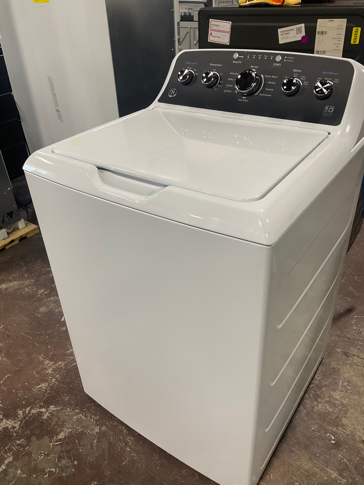 Front view, door closed