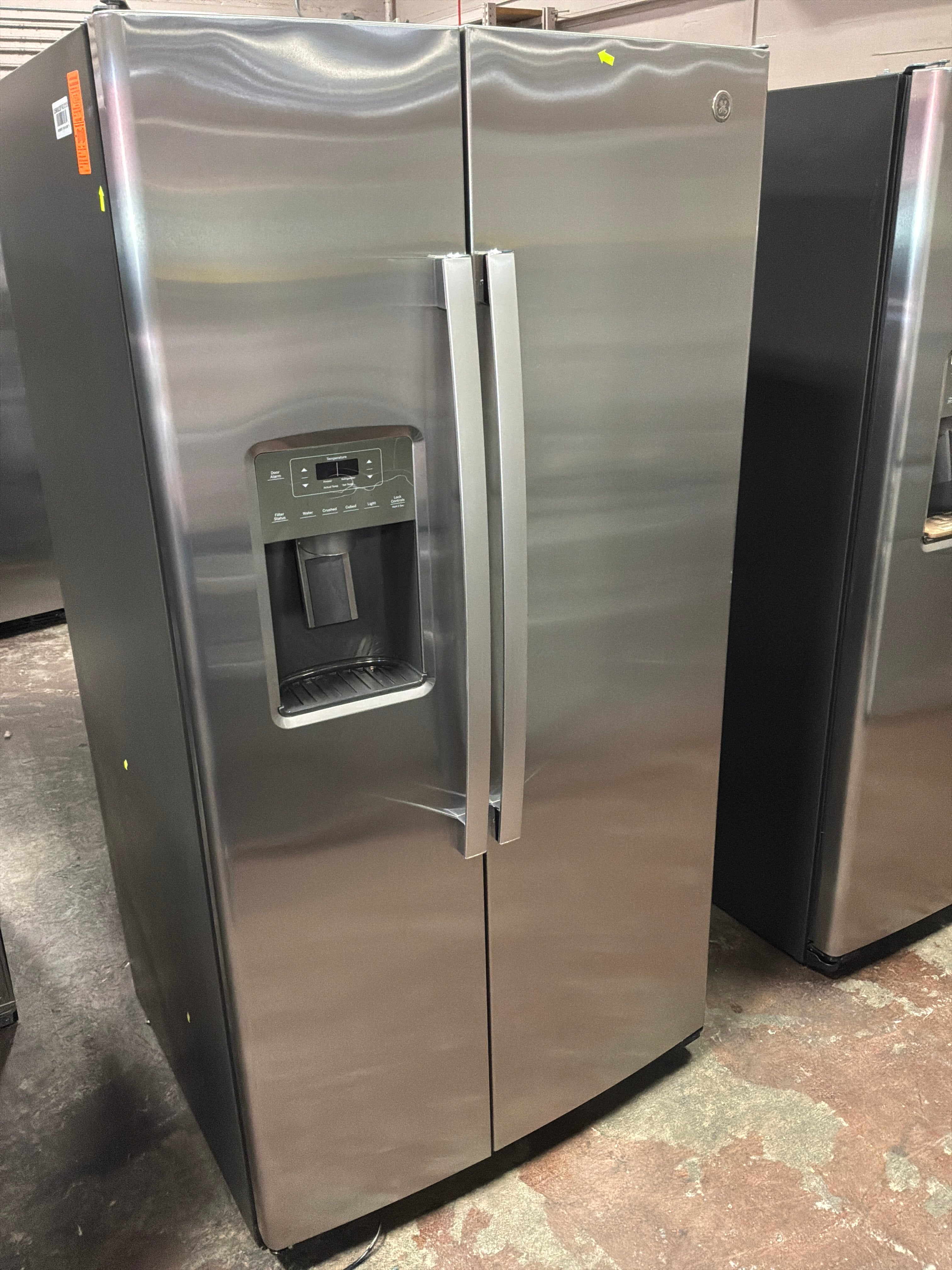 Front view, door closed