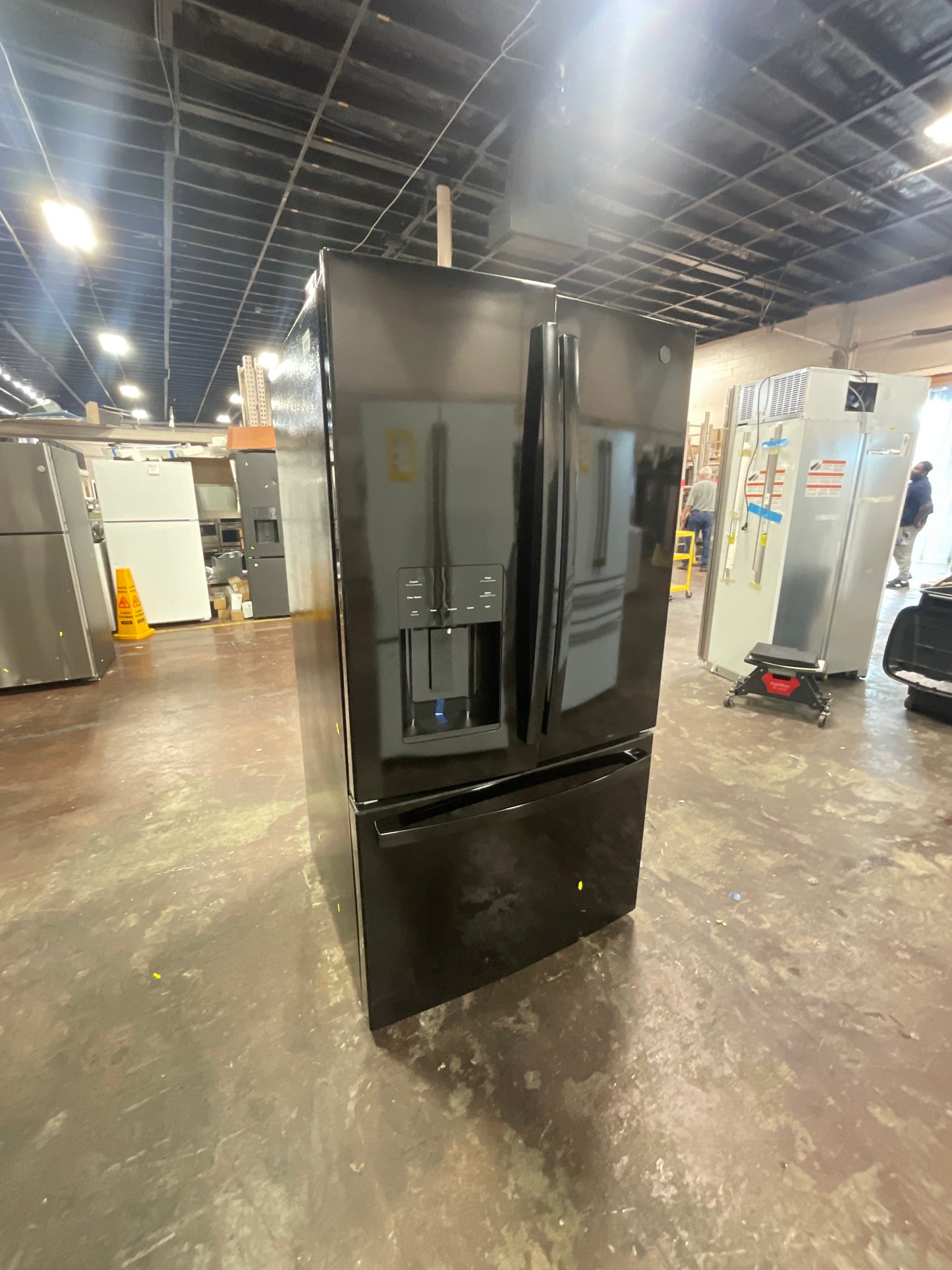Front view, door closed