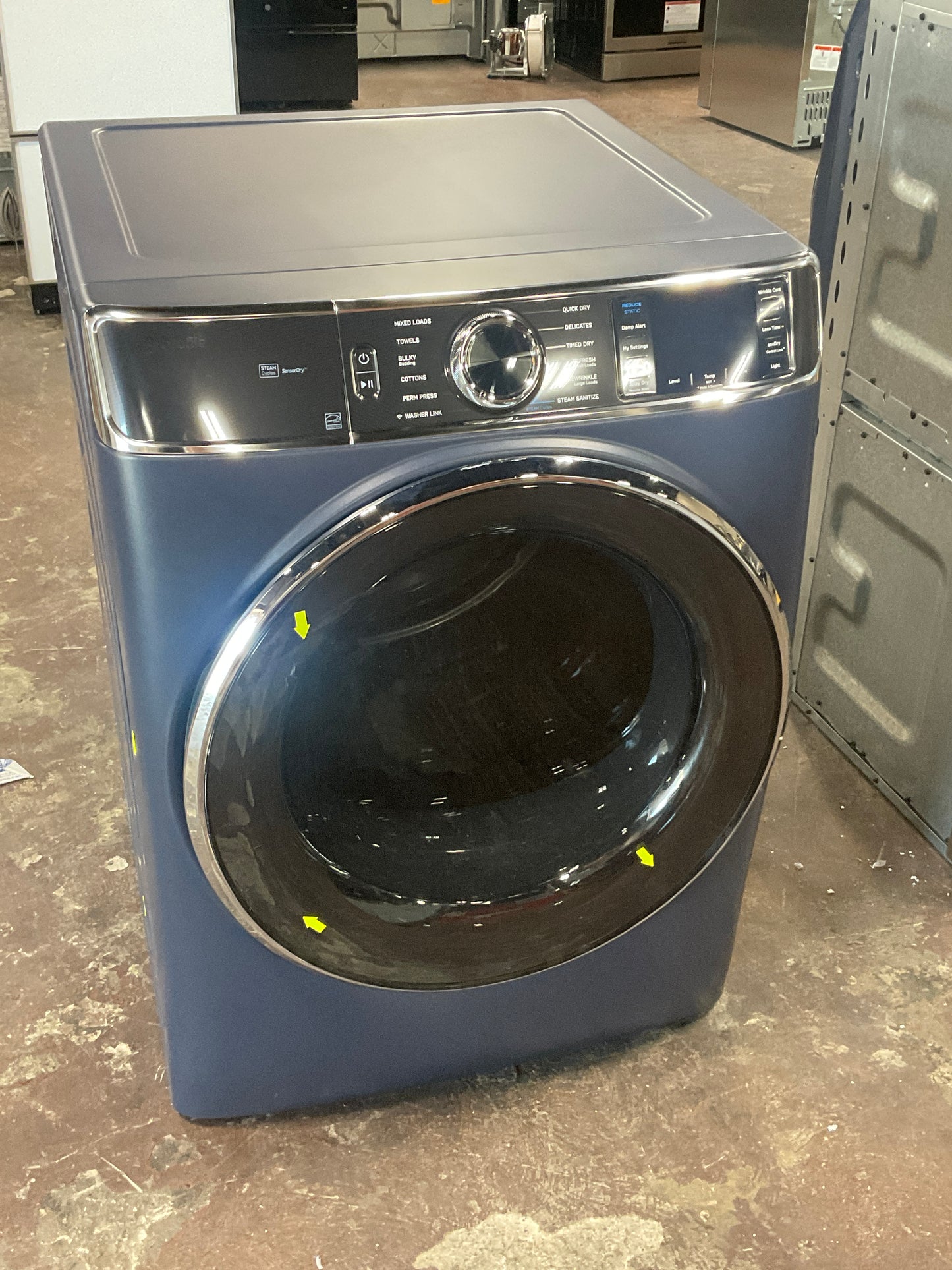 Front view, door closed