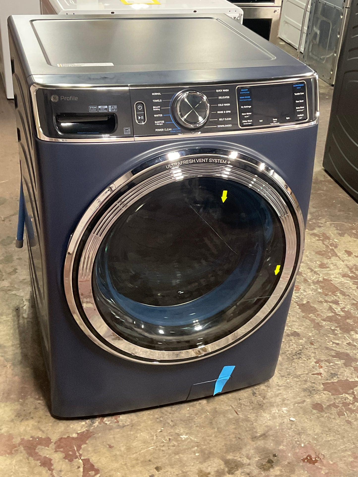 Front view, door closed