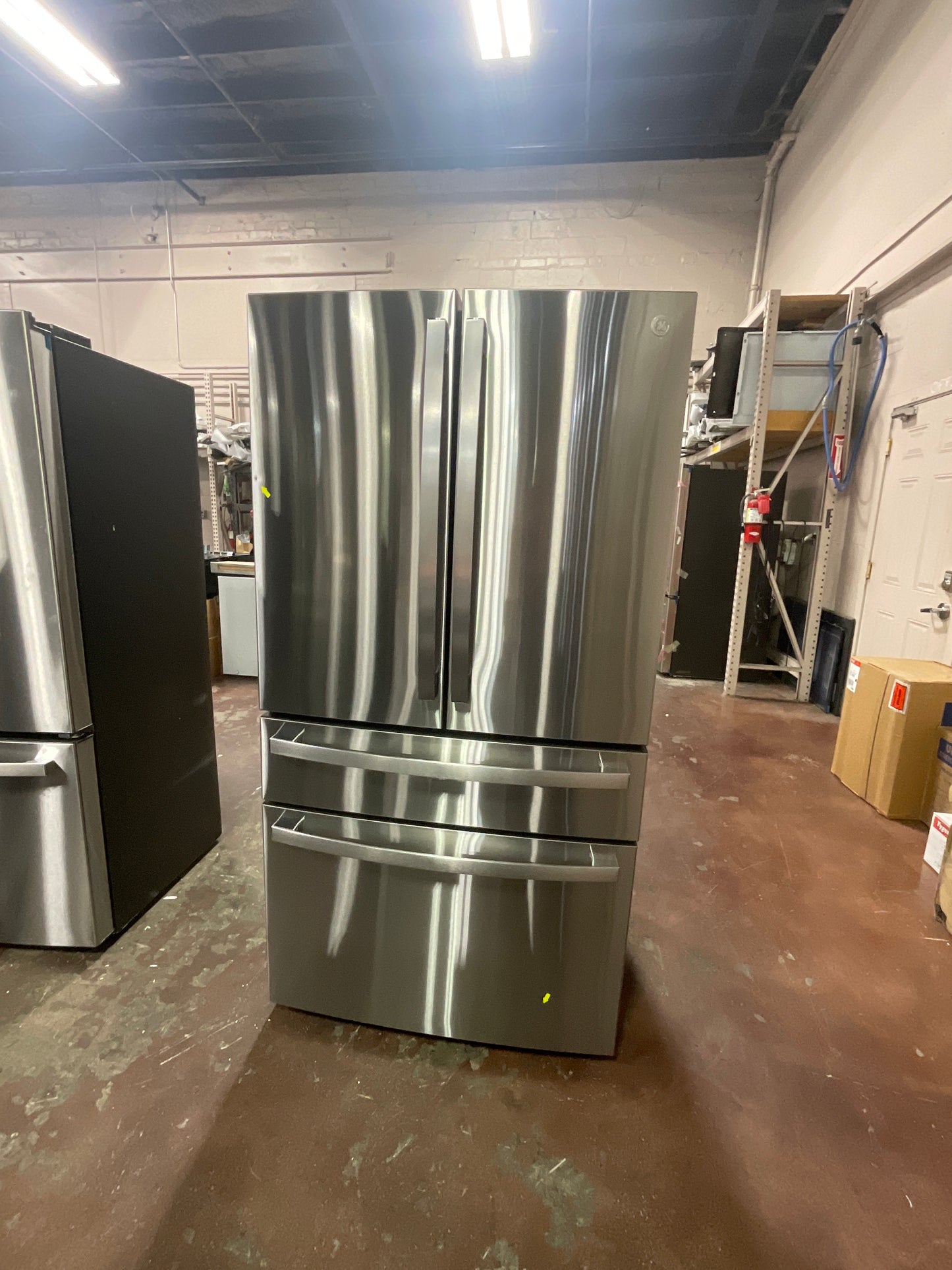 Front view, door closed