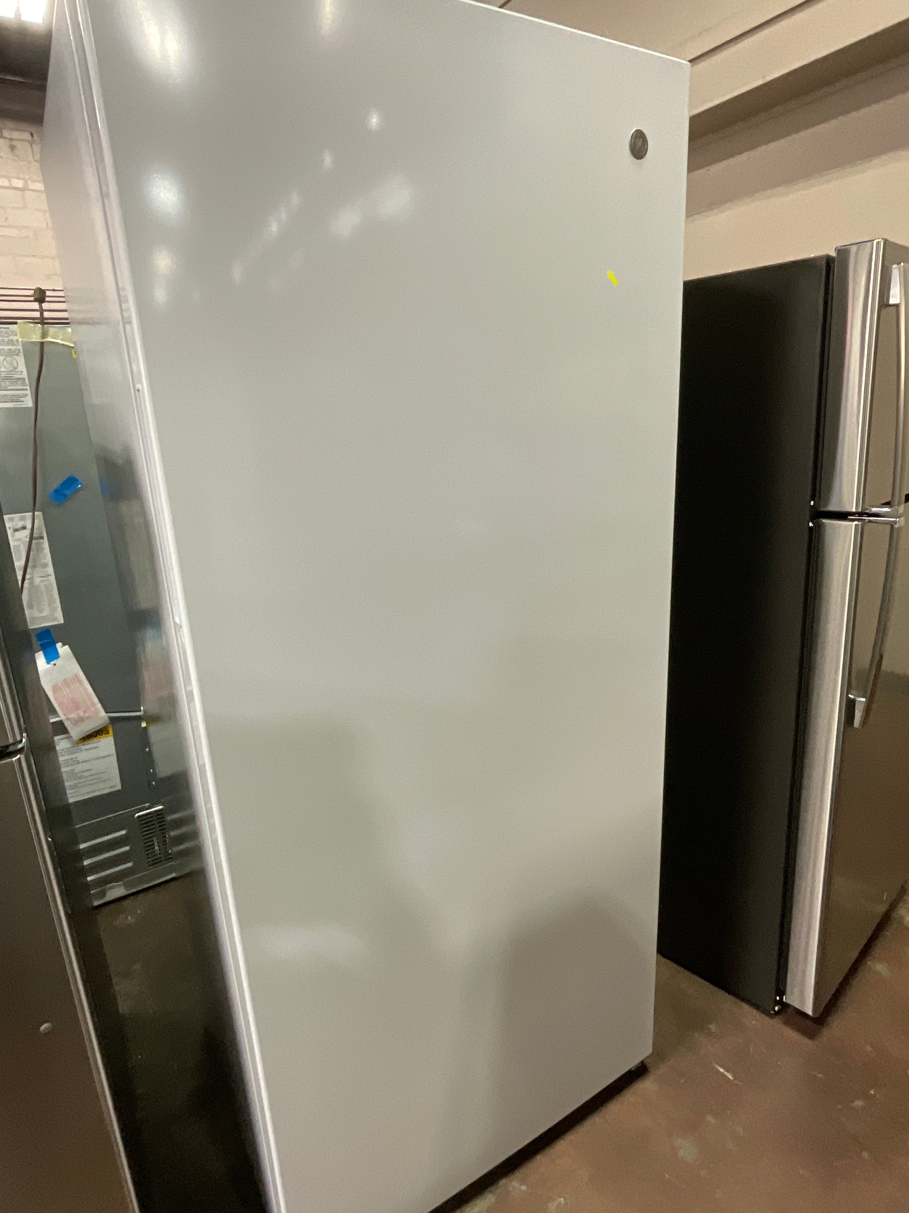 GE® 21.3 Cu. Ft. Frost-Free Garage Ready Upright Freezer | Mazer
