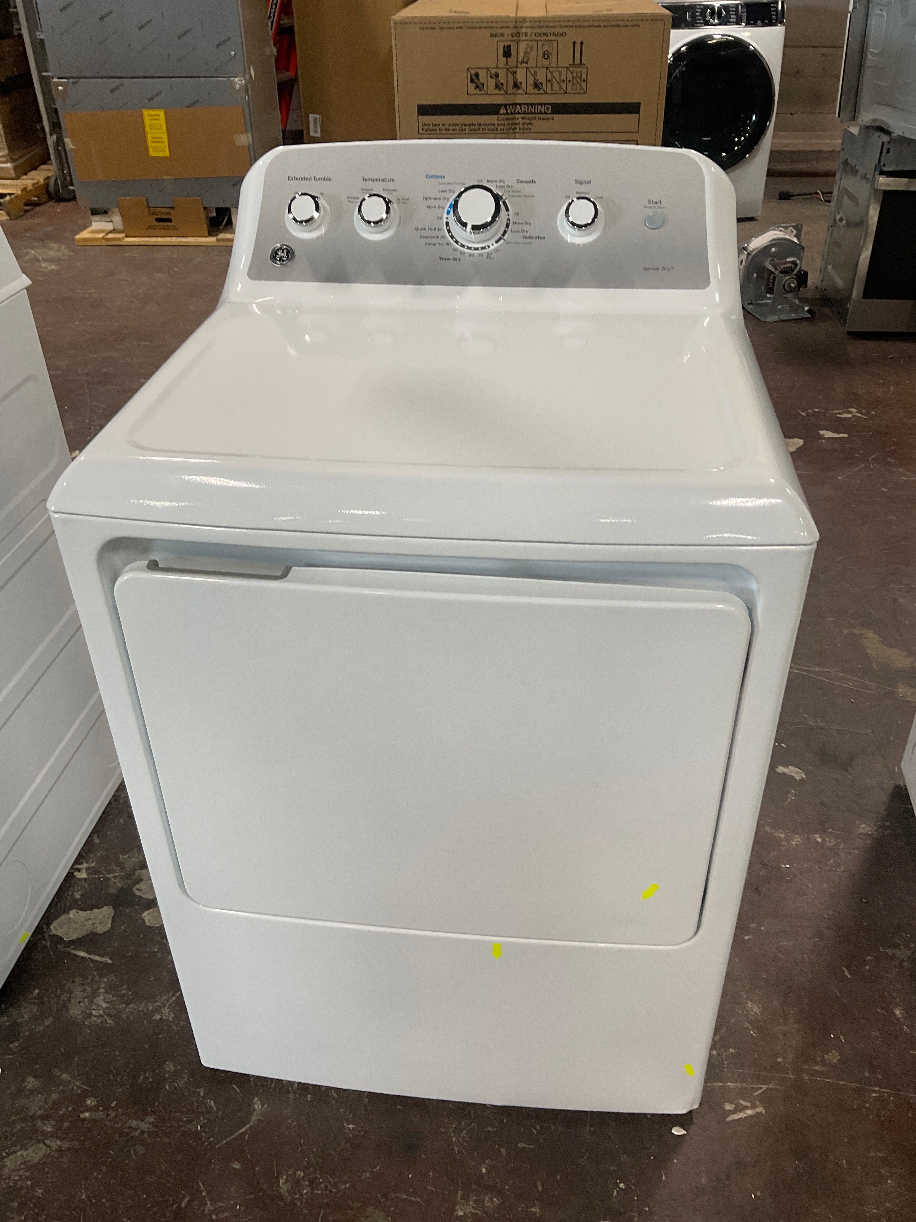 Front view, door closed