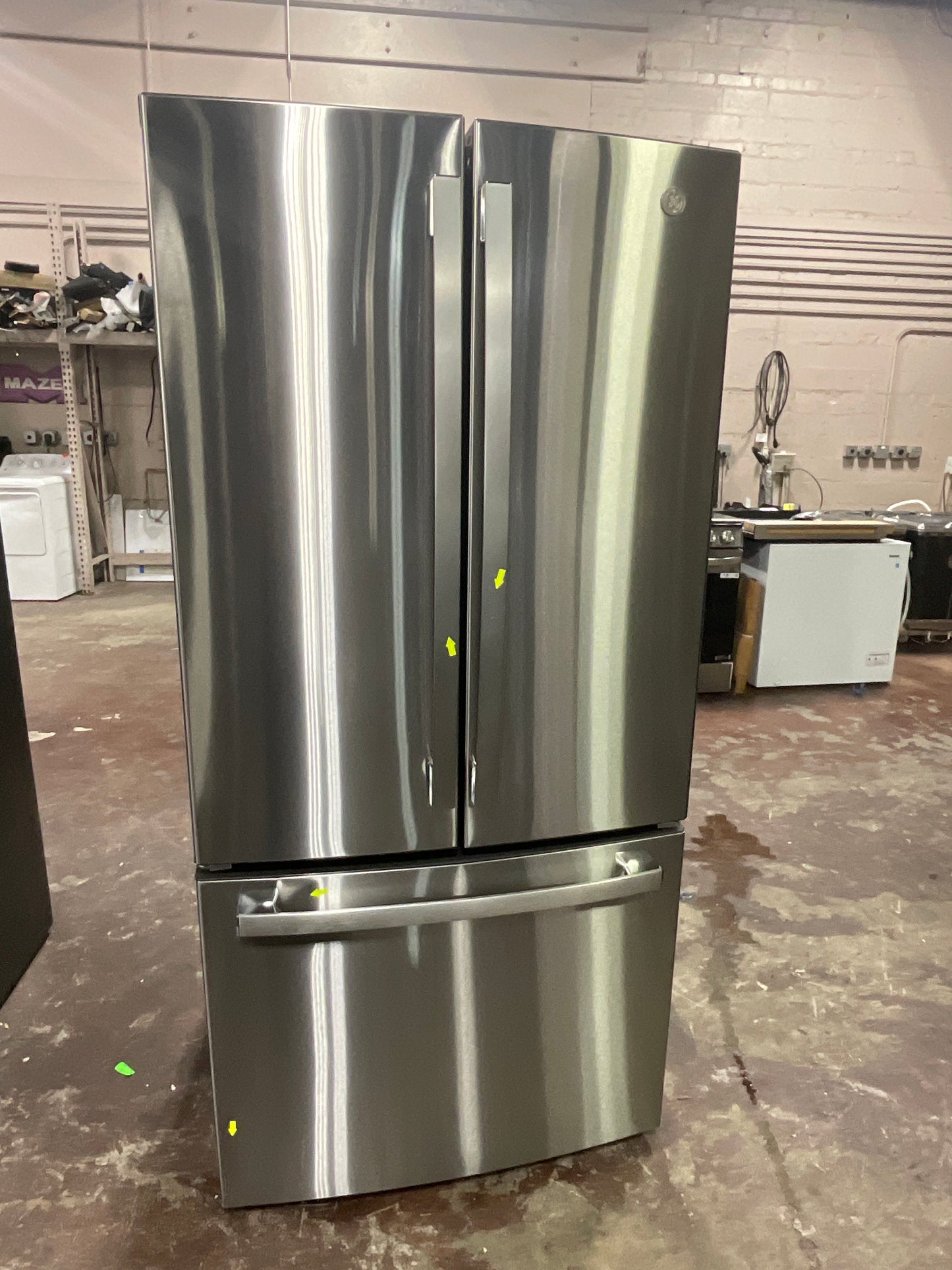 Front view, door closed