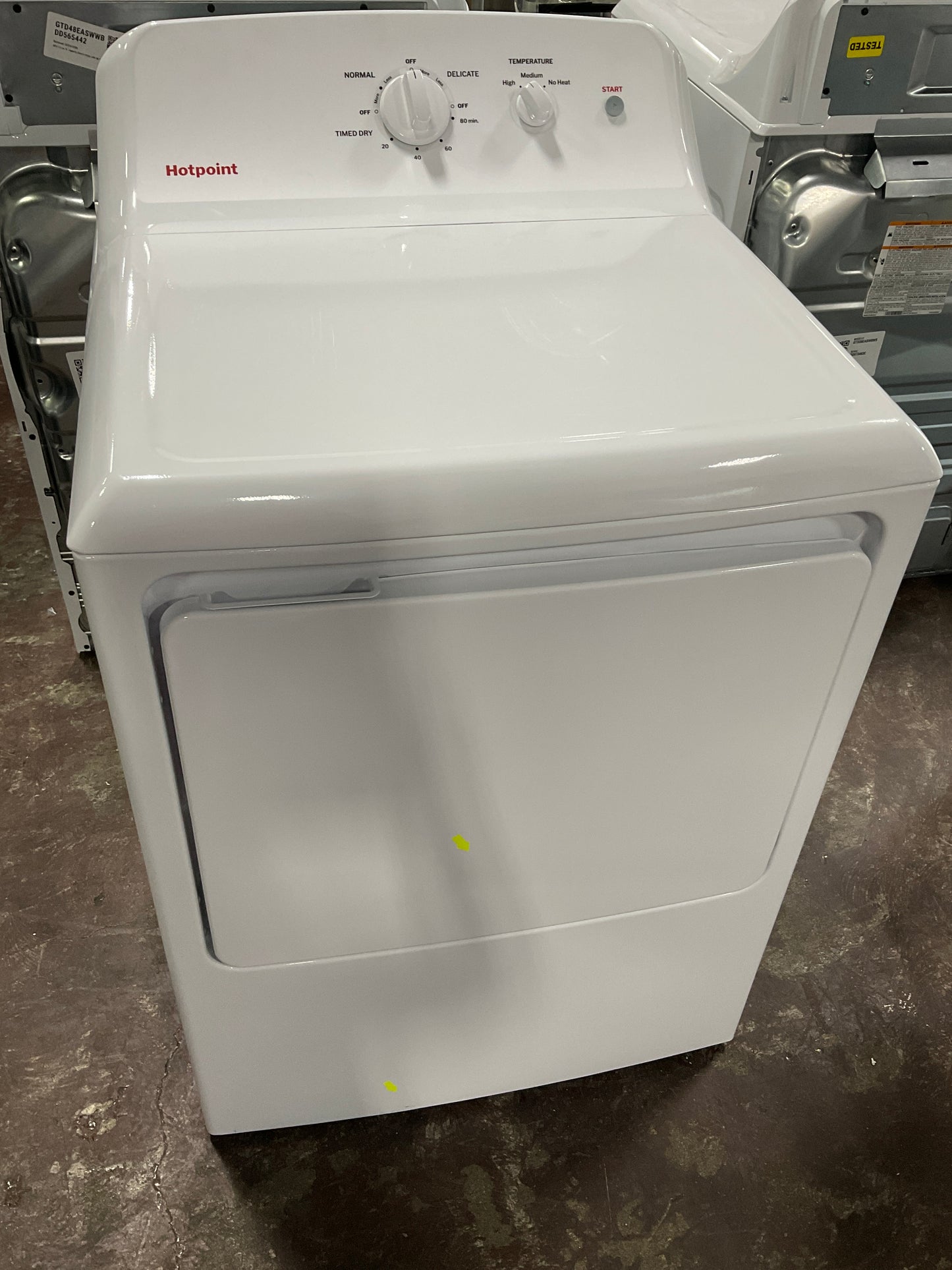 Front view, door closed