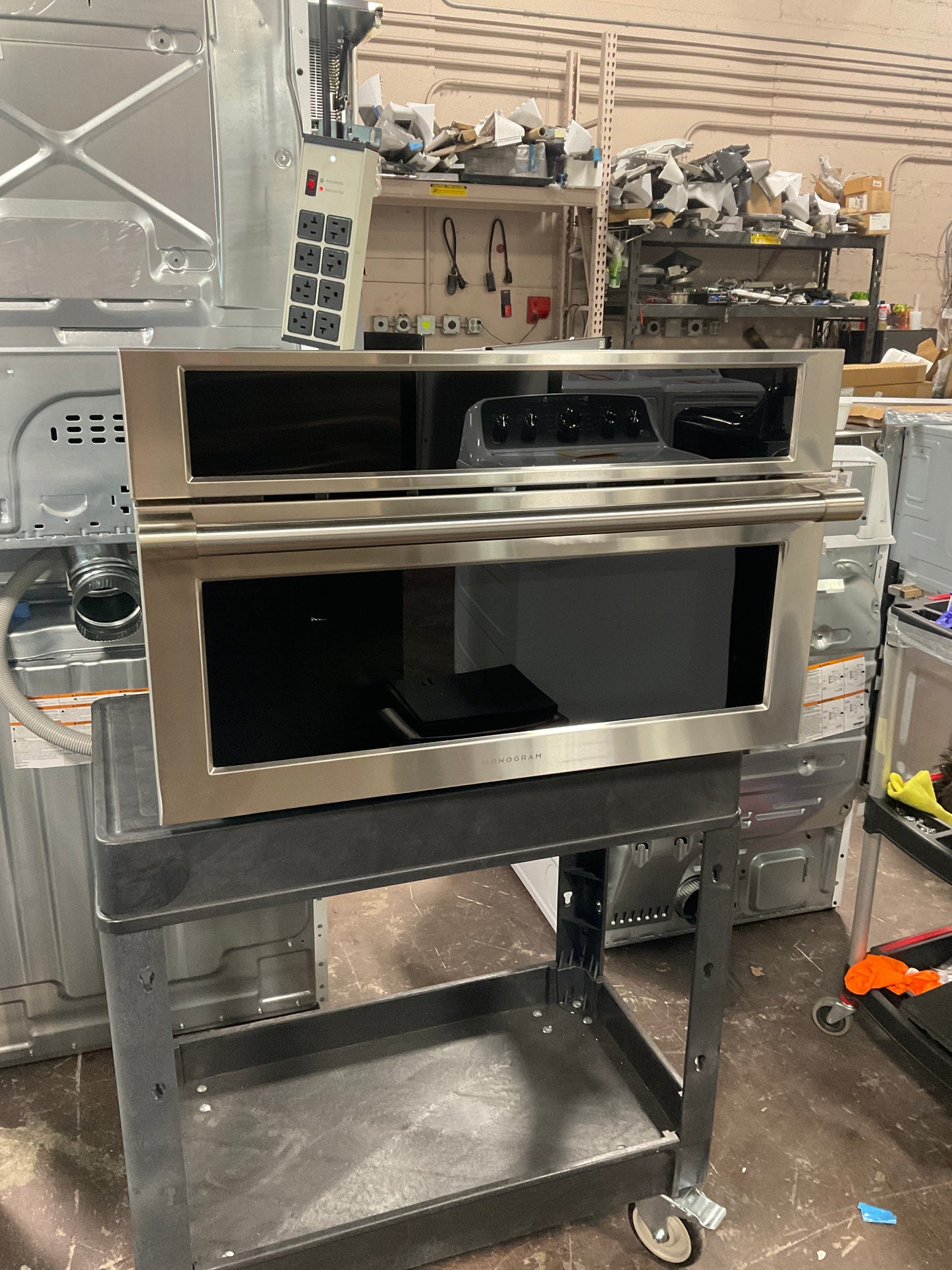 Front view, door closed