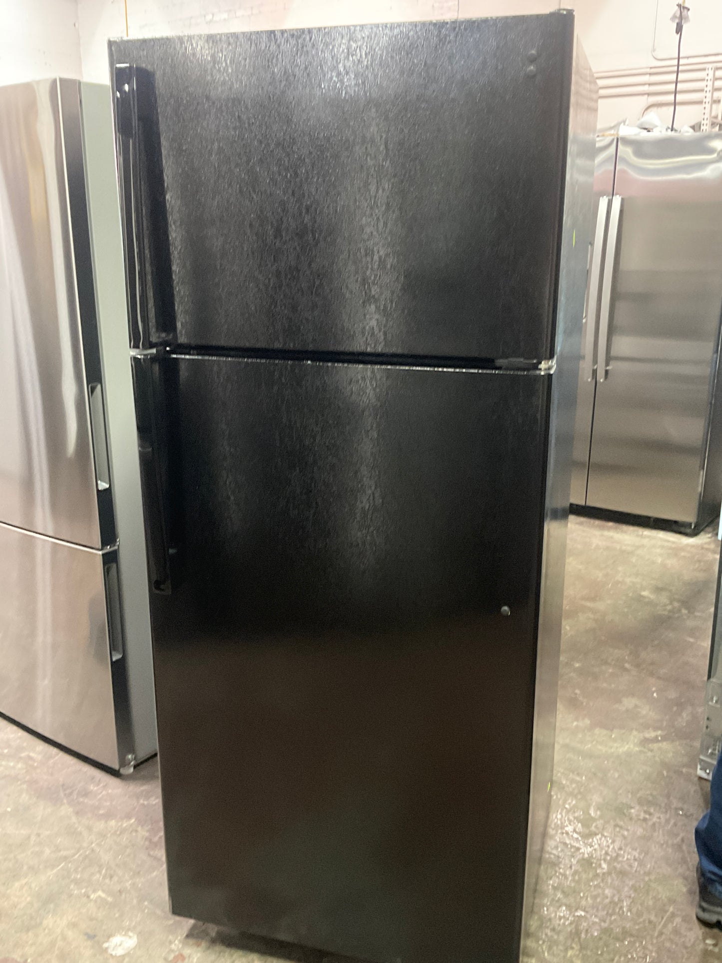 Front view, door closed