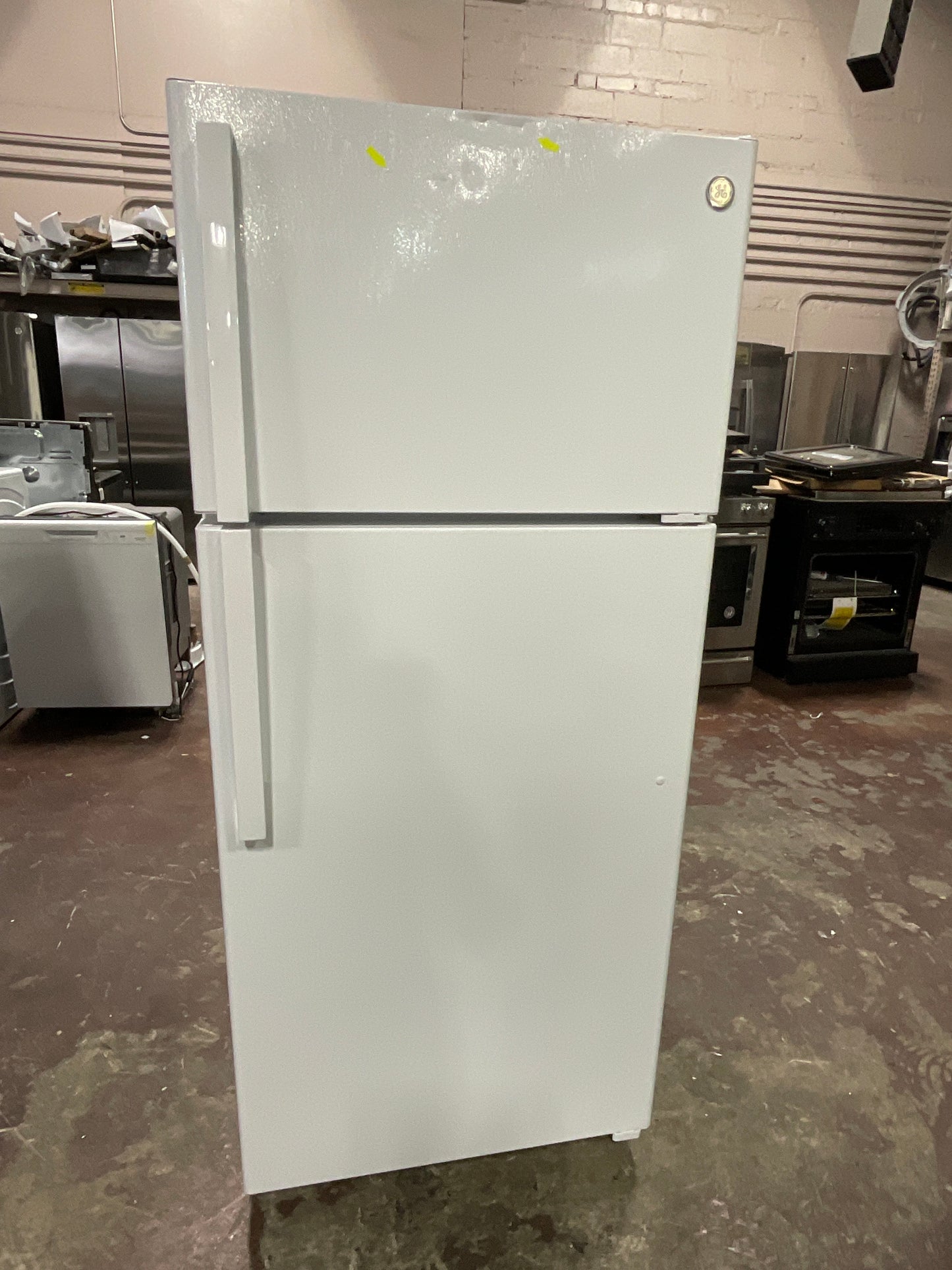 Front view, door closed