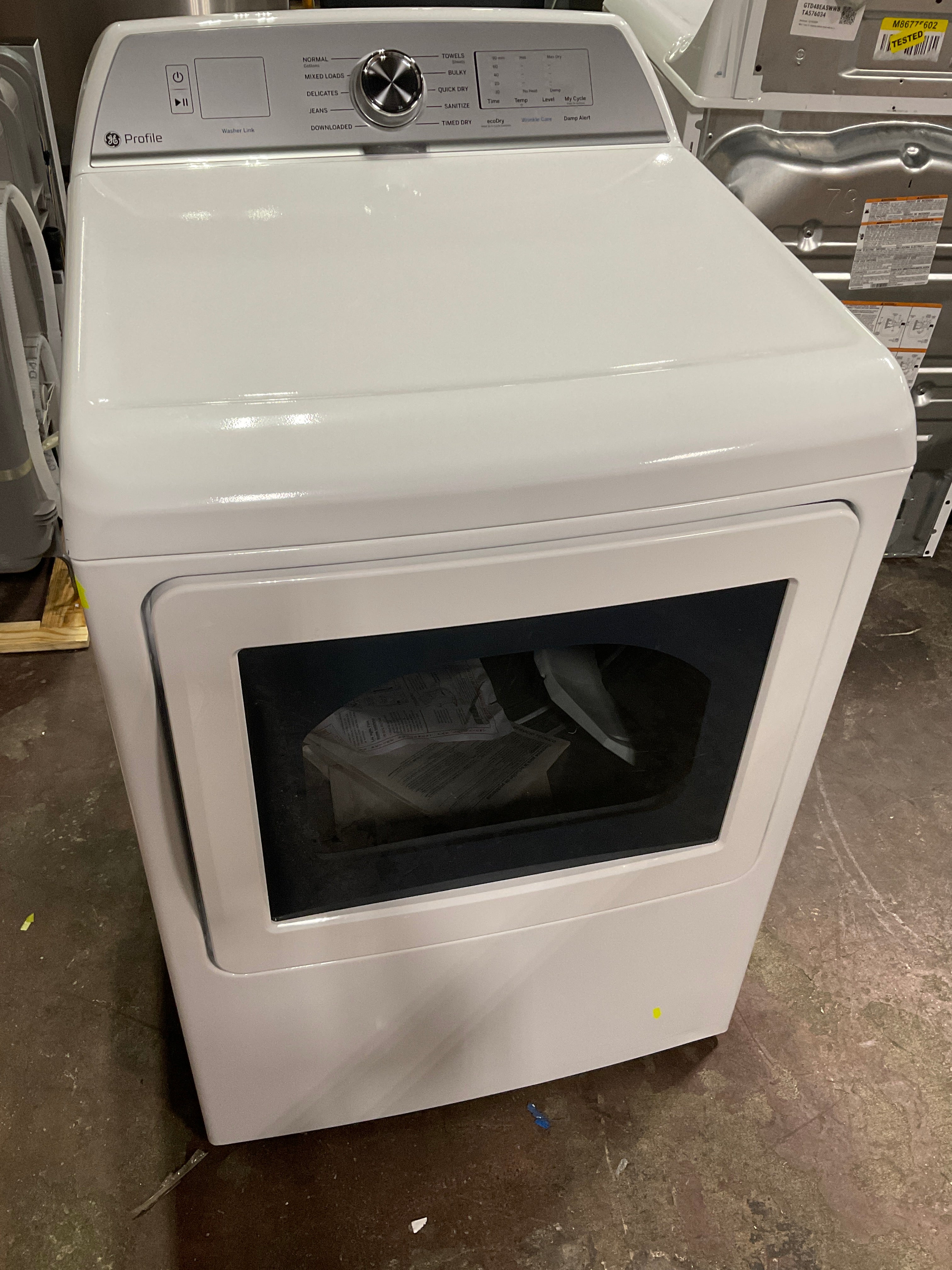 Front view, door closed