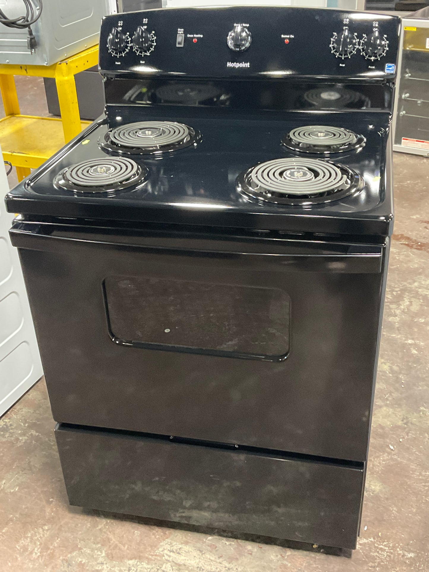 Front view, oven-door closed